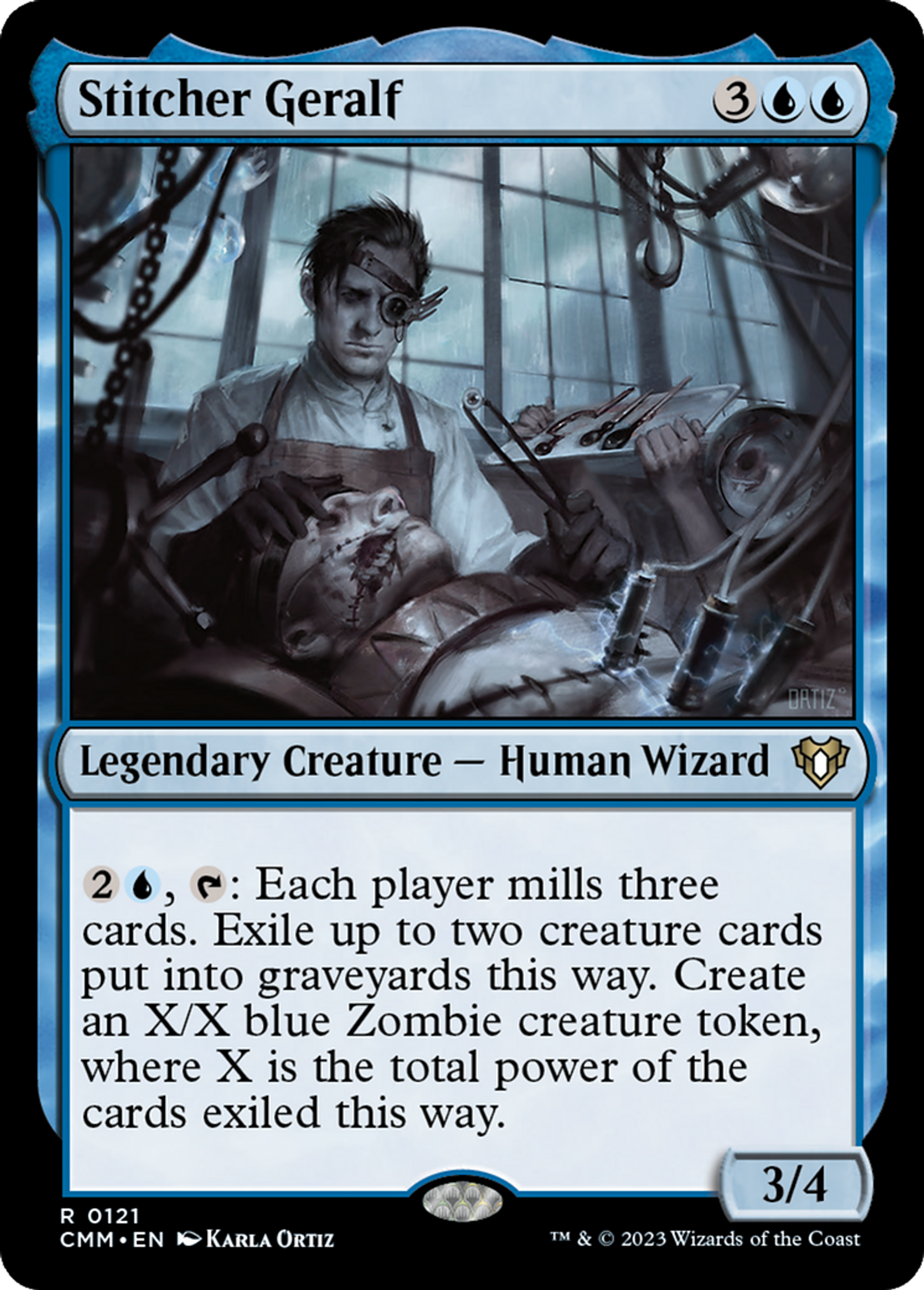 Stitcher Geralf — Commander Masters — Magic: The Gathering