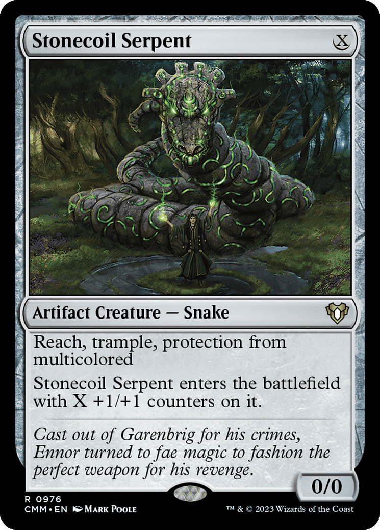 Stonecoil Serpent — Commander Masters — Magic: The Gathering