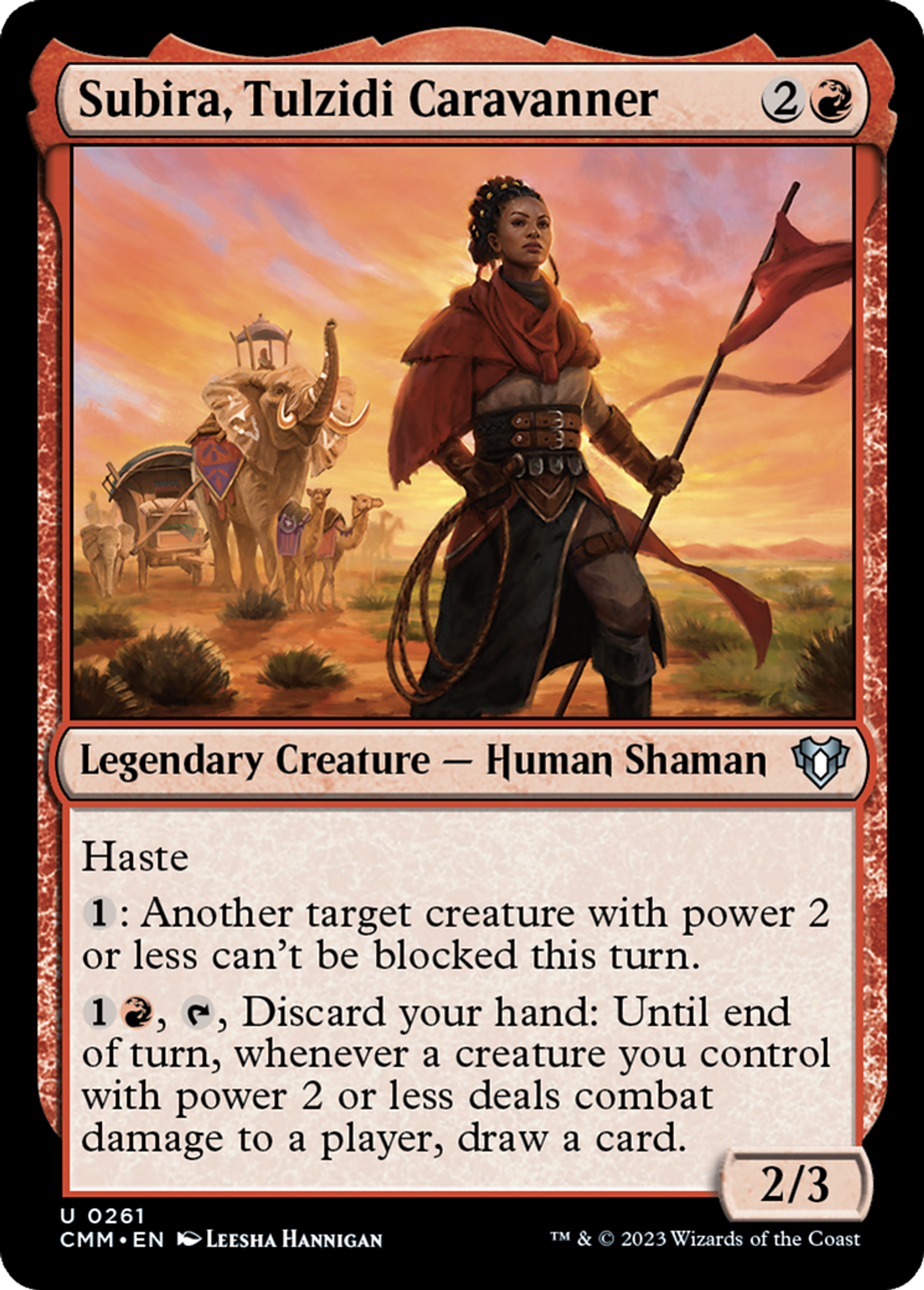 Soubira, caravanière des Tulzidi — Commander Masters — Magic: The Gathering