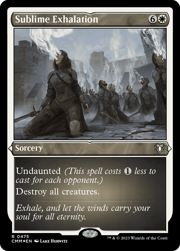 Sublime Exhalation — Commander Masters — Magic: The Gathering