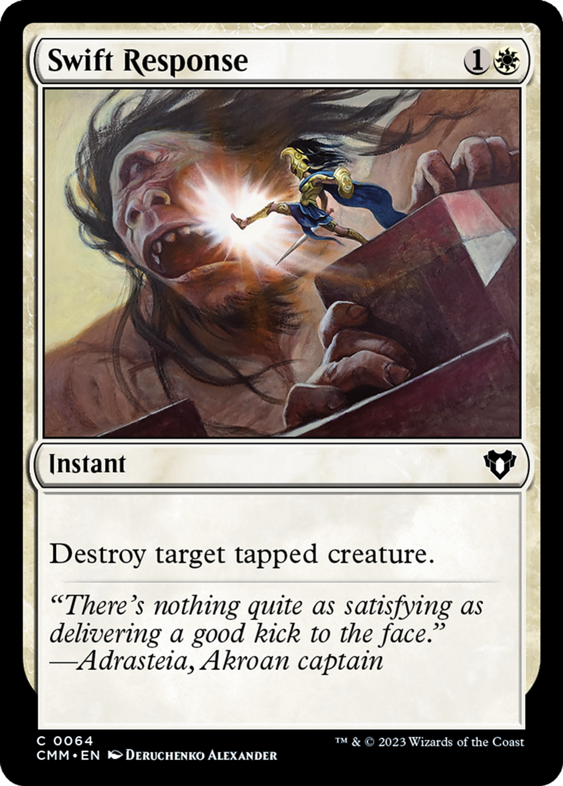 Swift Response — Commander Masters — Magic: The Gathering
