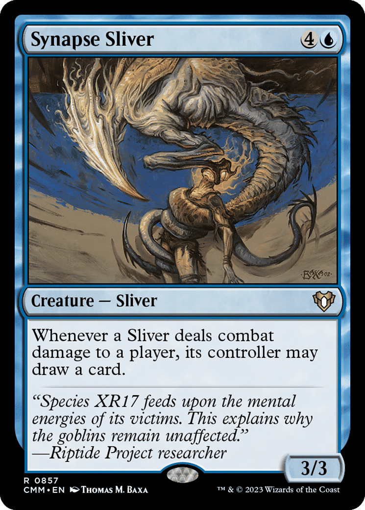 Synapse Sliver — Commander Masters — Magic: The Gathering