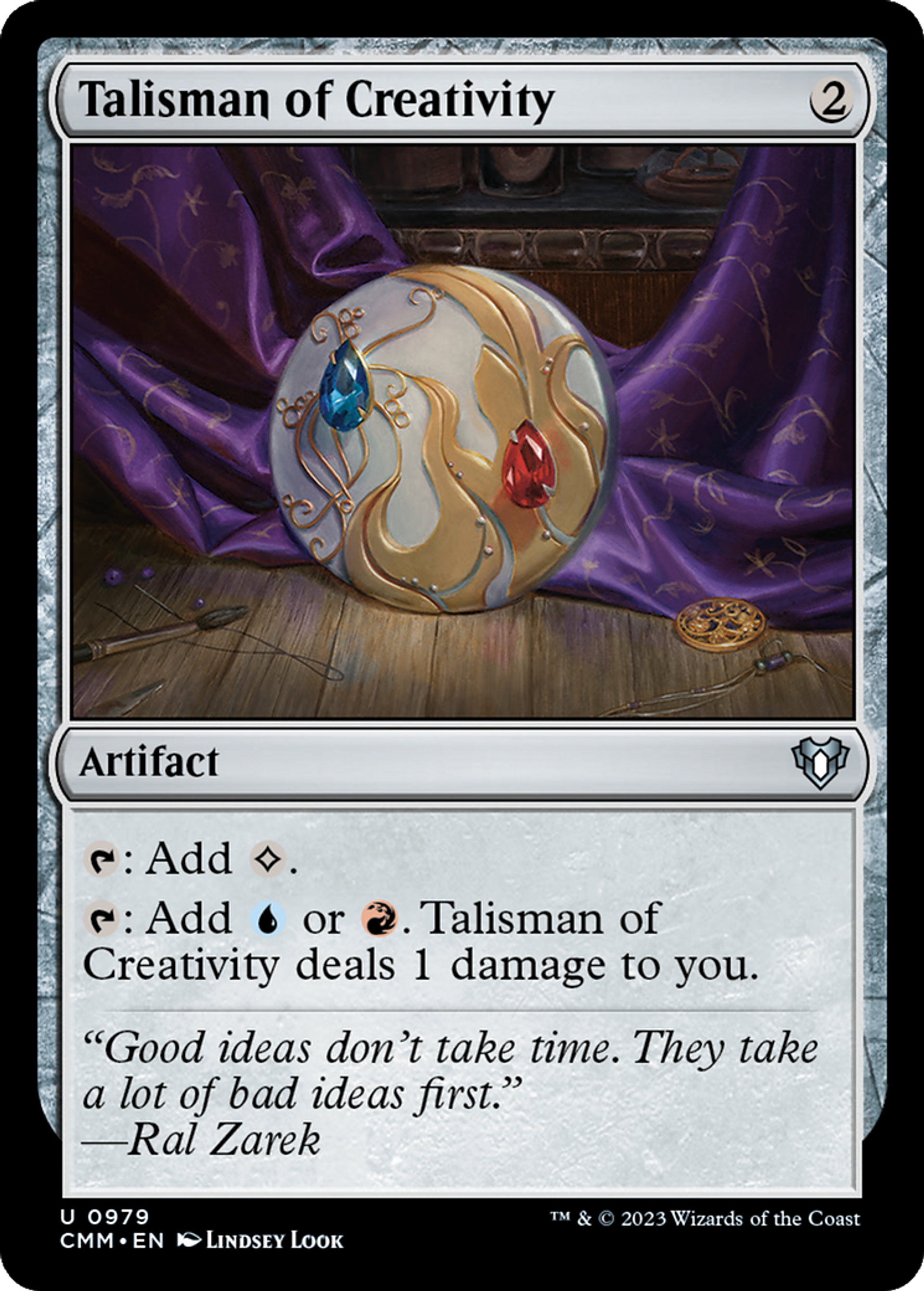 Talisman of Creativity — Commander Masters — Magic: The Gathering