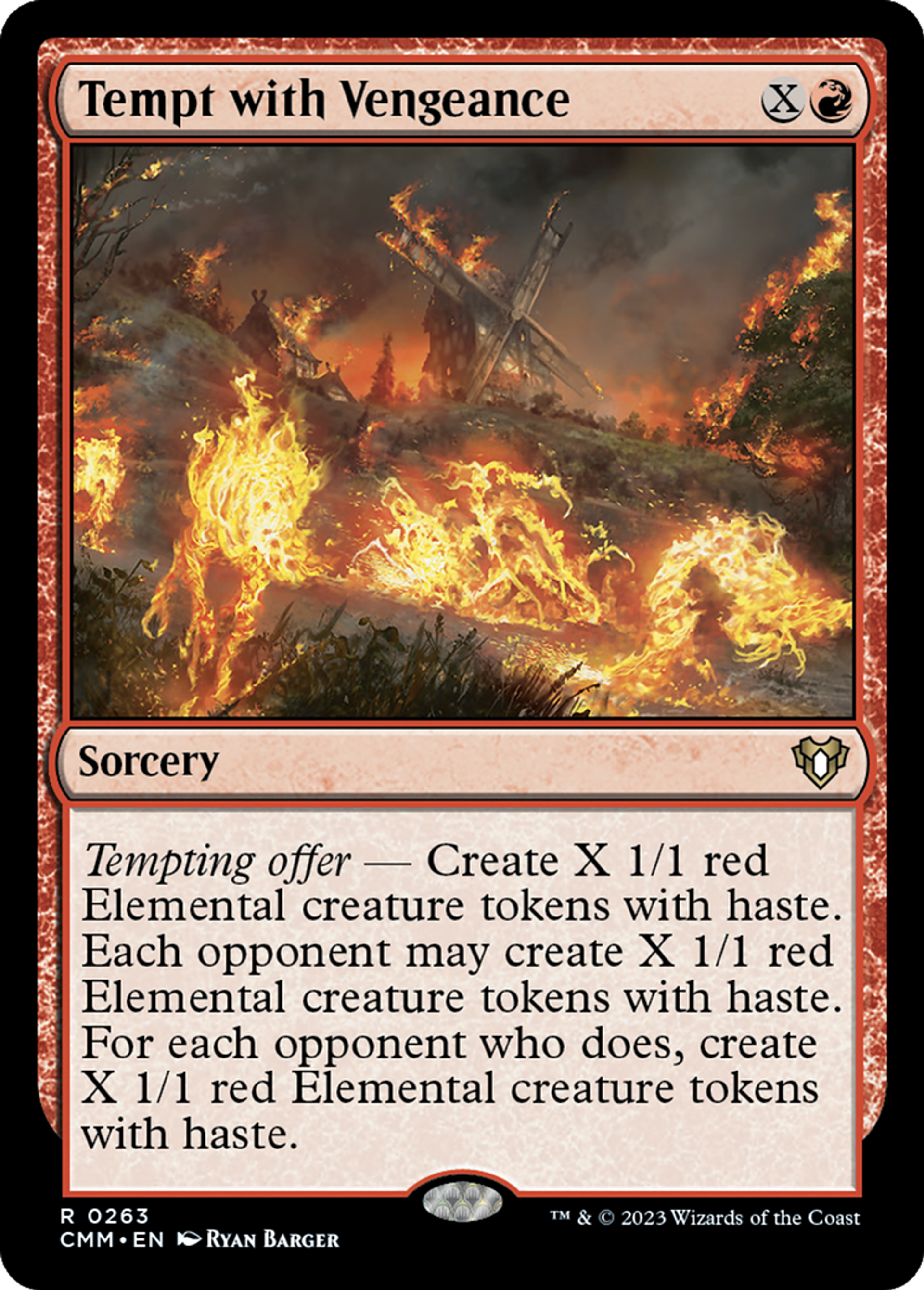 Tempt with Vengeance — Commander Masters — Magic: The Gathering
