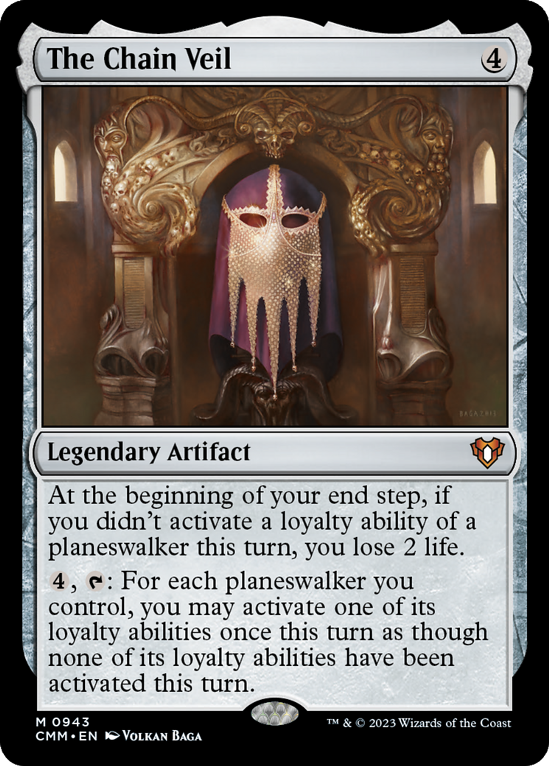 The Chain Veil — Commander Masters — Magic: The Gathering