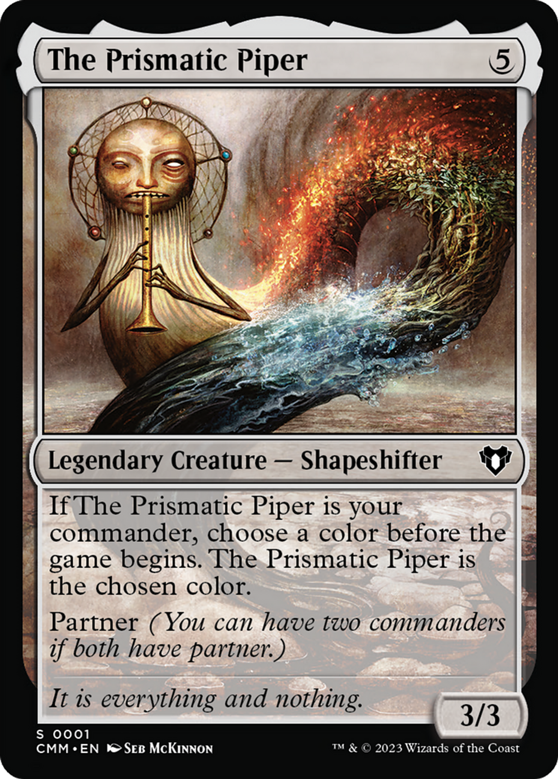 The Prismatic Piper — Commander Masters — Magic: The Gathering