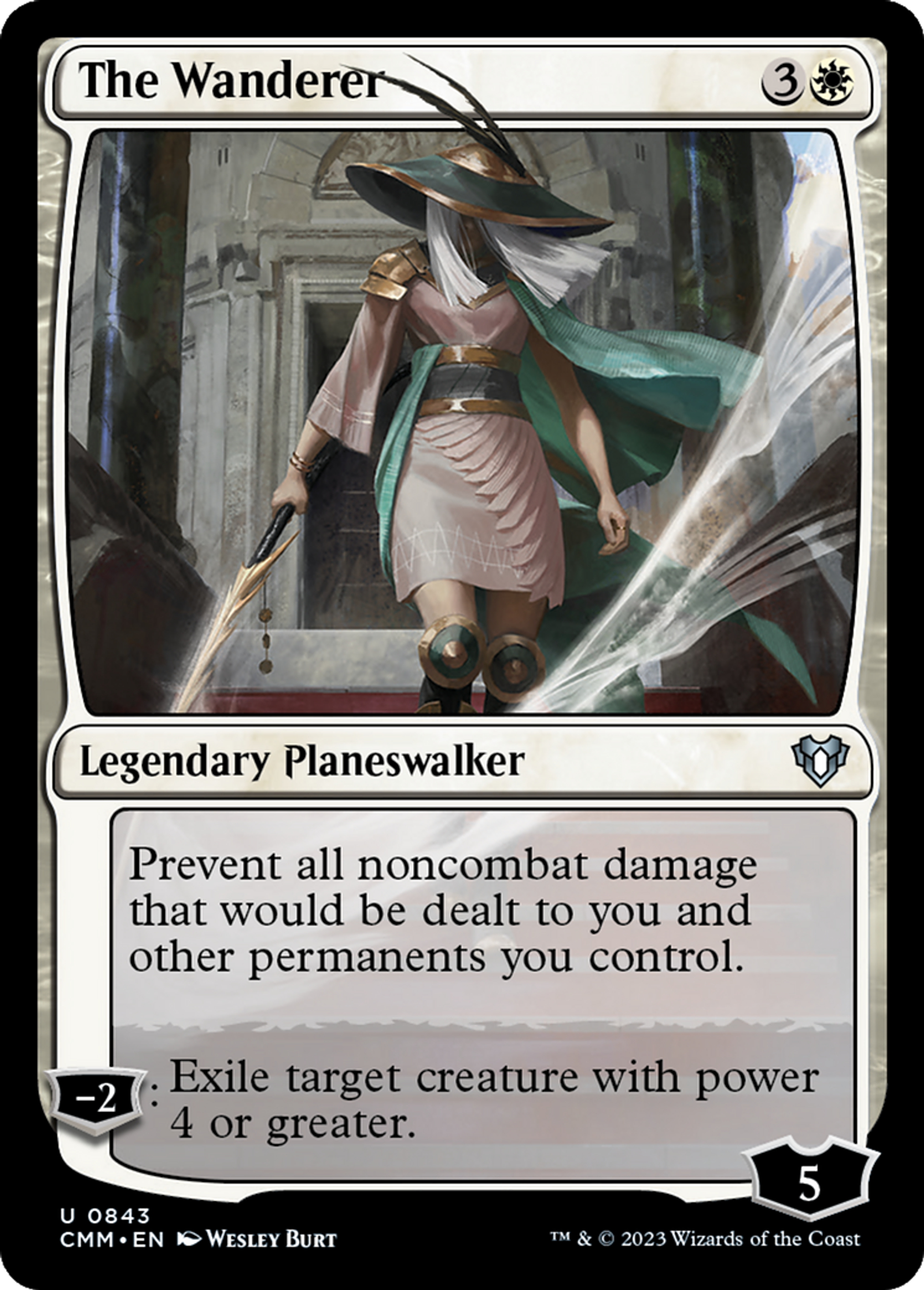 The Wanderer — Commander Masters — Magic: The Gathering
