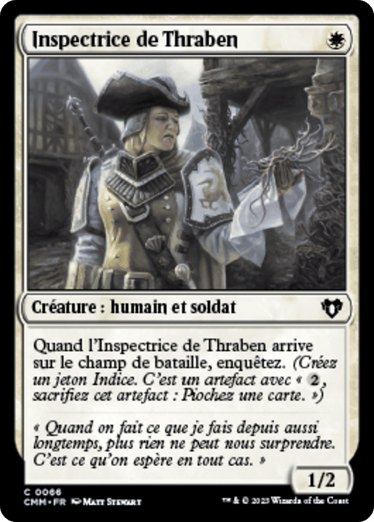 Inspectrice de Thraben — Commander Masters — Magic: The Gathering