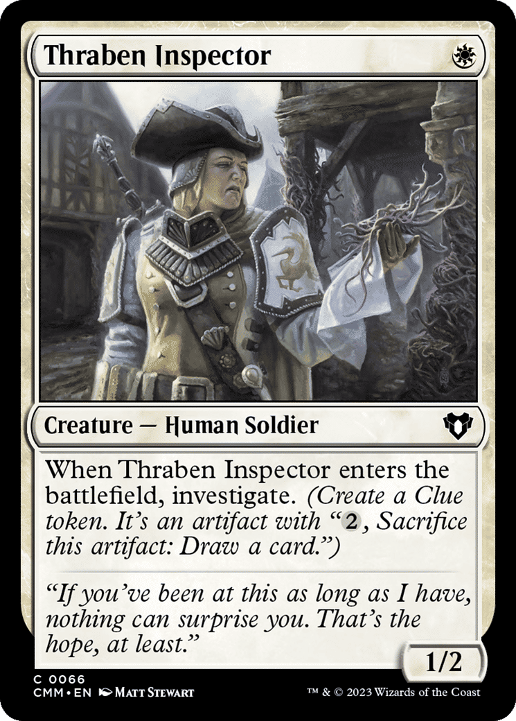 Thraben Inspector — Commander Masters — Magic: The Gathering