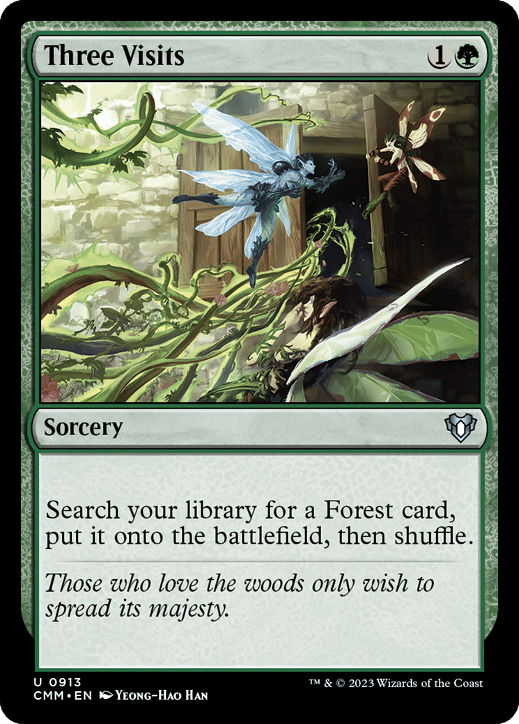 Three Visits — Commander Masters — Magic: The Gathering