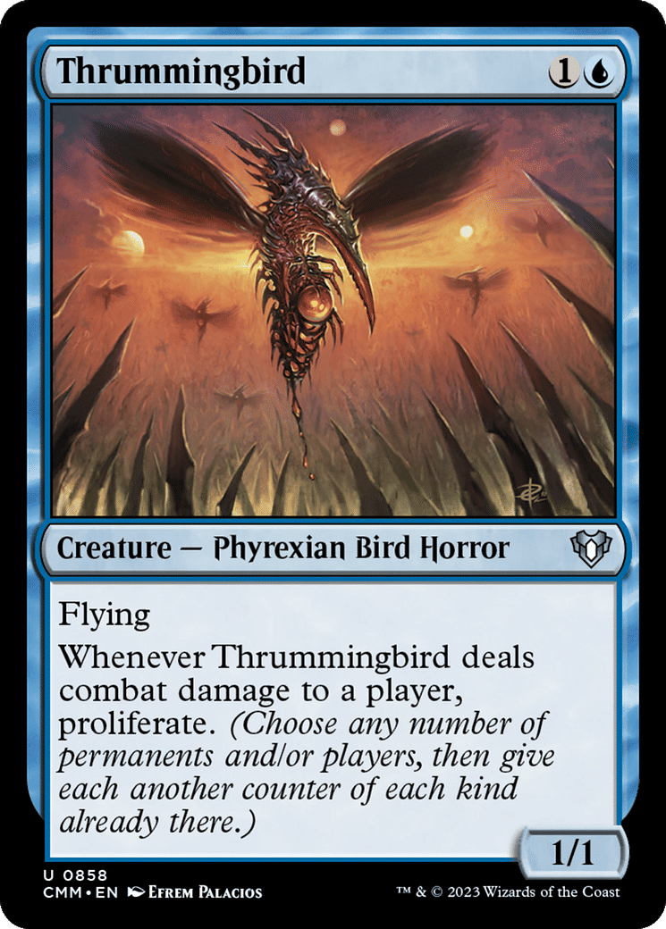 Thrummingbird — Commander Masters — Magic: The Gathering