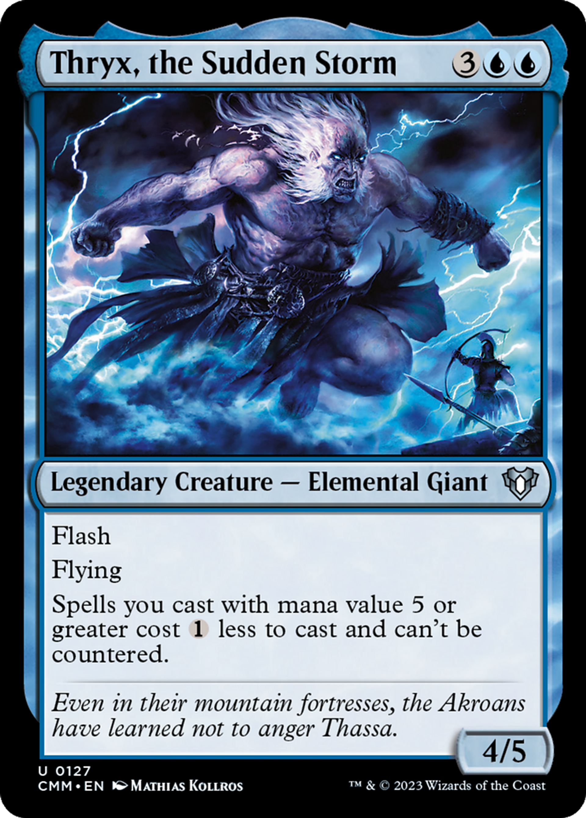 Thryx, the Sudden Storm — Commander Masters — Magic: The Gathering
