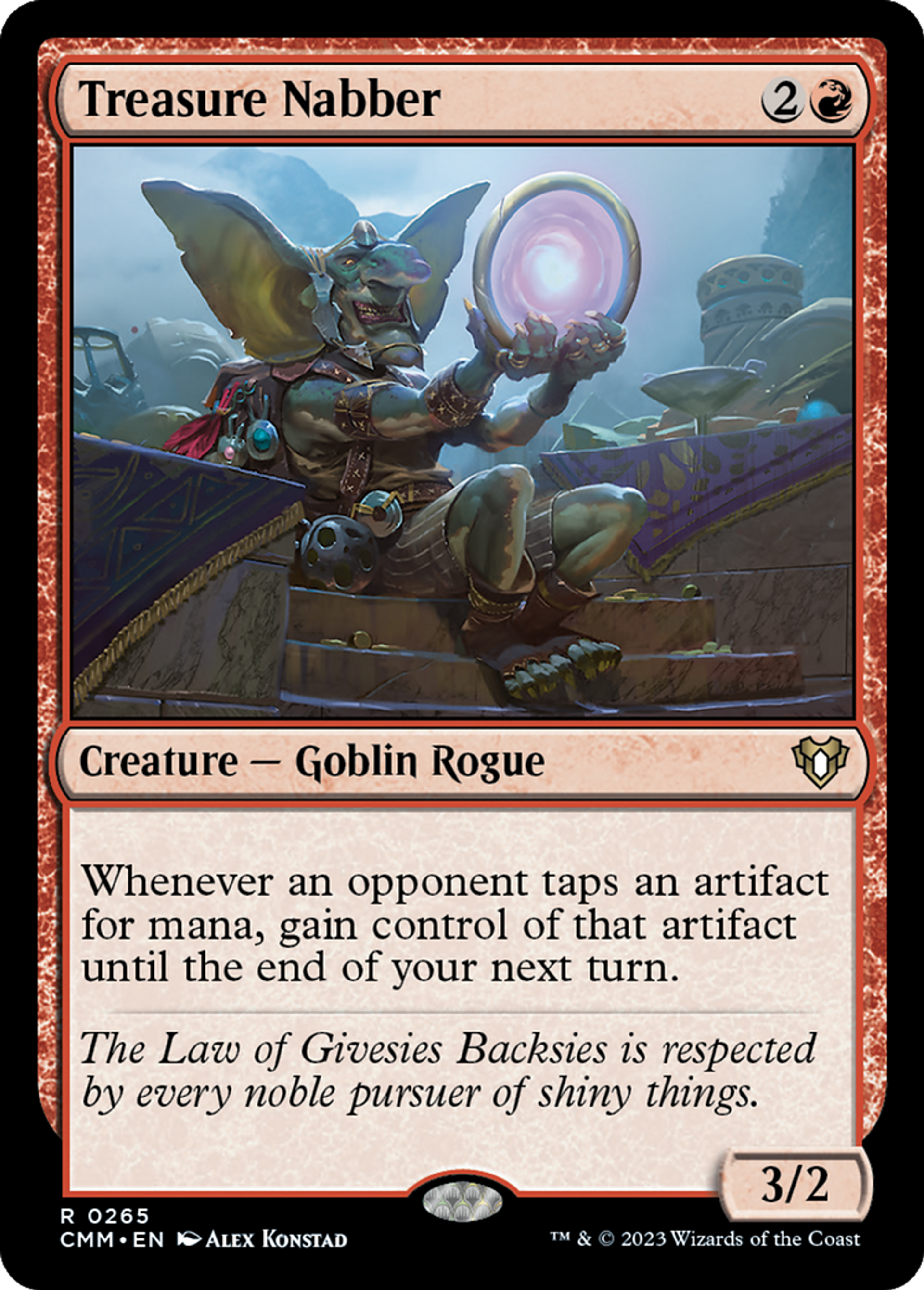 Treasure Nabber — Commander Masters — Magic: The Gathering