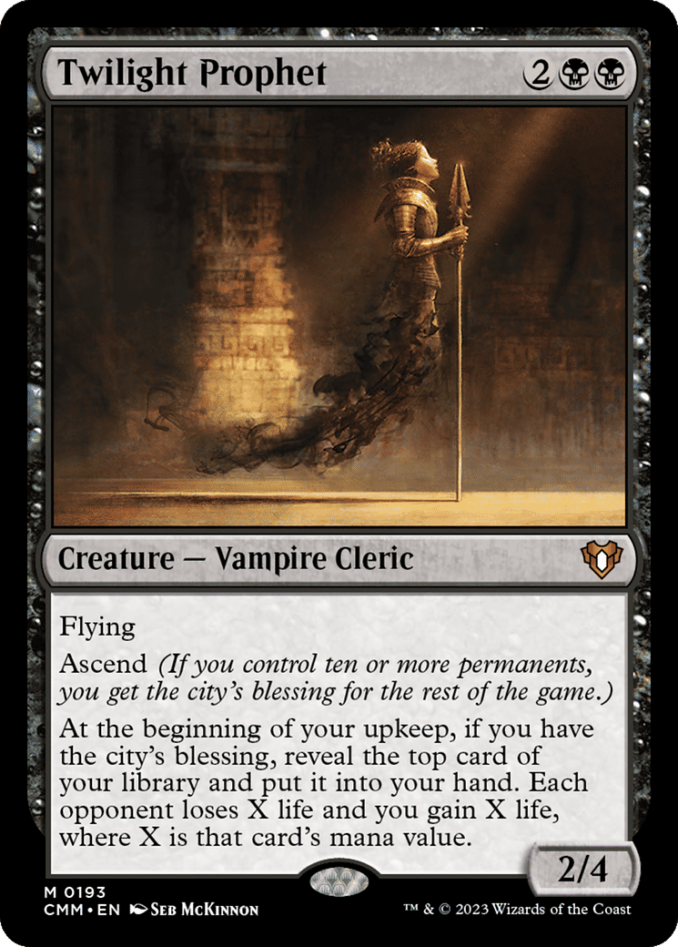 Twilight Prophet — Commander Masters — Magic: The Gathering