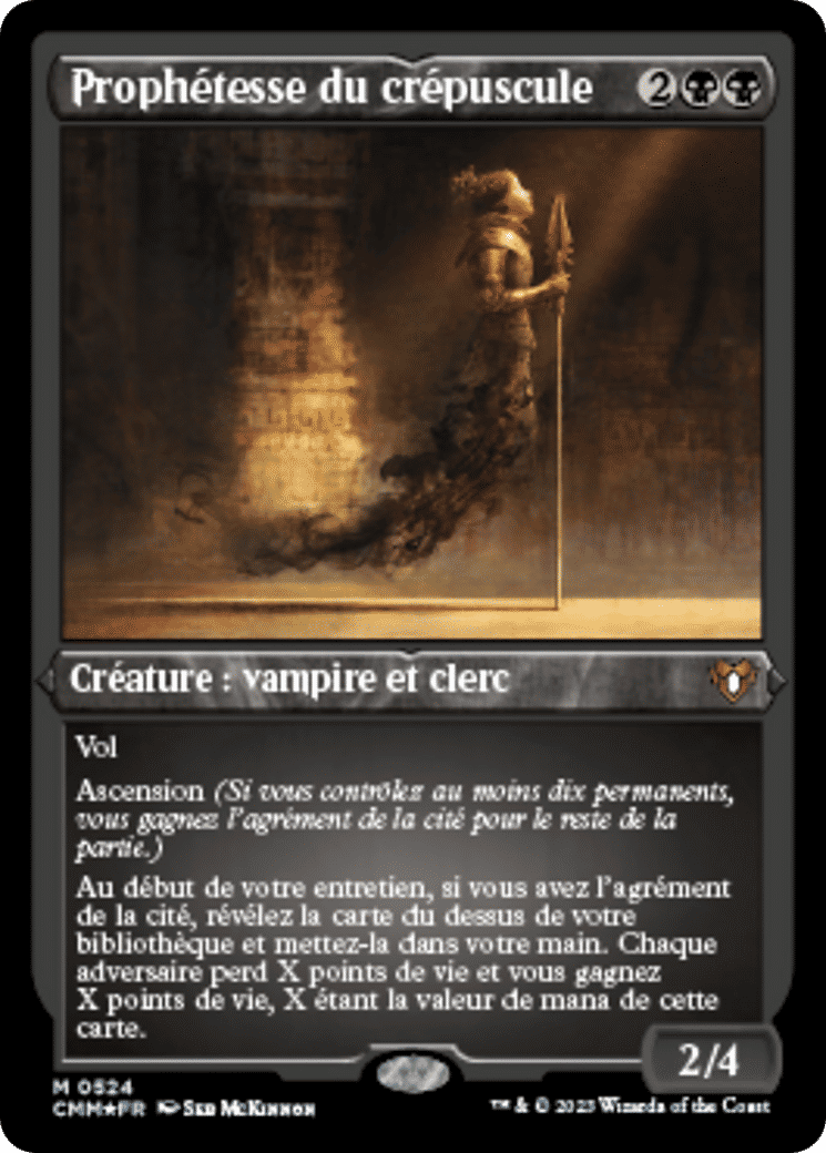 Prophétesse du crépuscule — Commander Masters — Magic: The Gathering