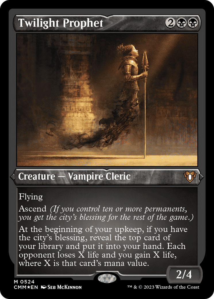 Twilight Prophet — Commander Masters — Magic: The Gathering