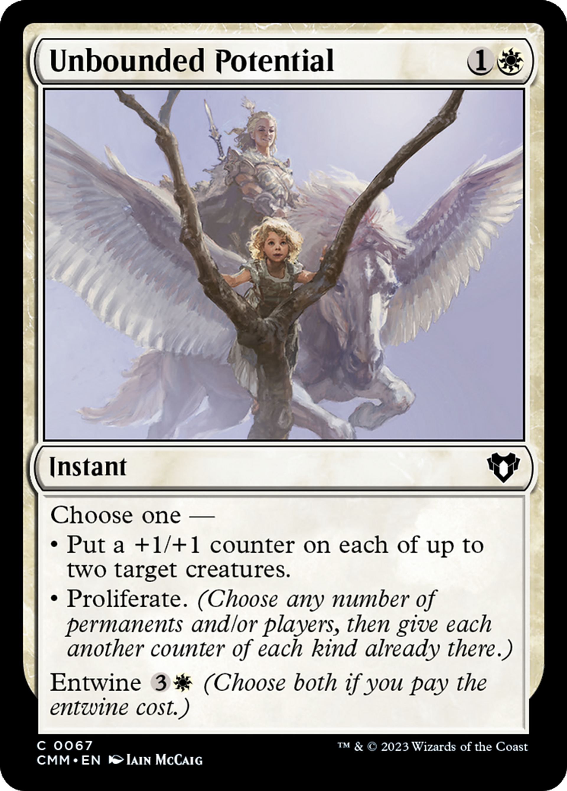 Unbounded Potential — Commander Masters — Magic: The Gathering