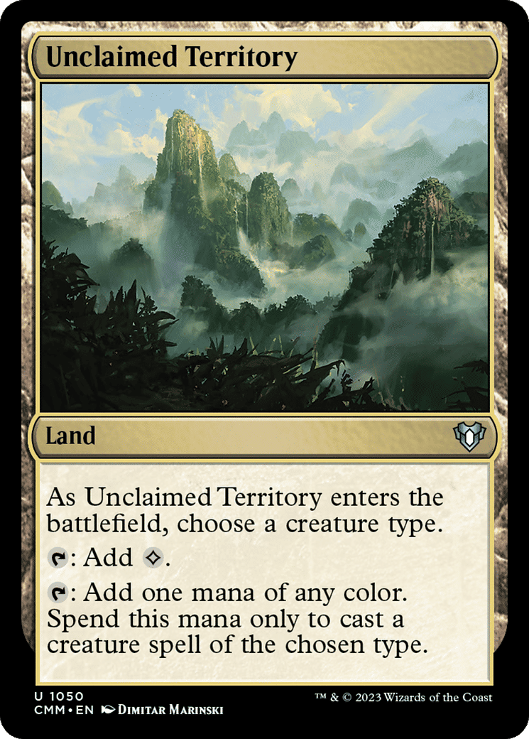 Unclaimed Territory — Commander Masters — Magic: The Gathering