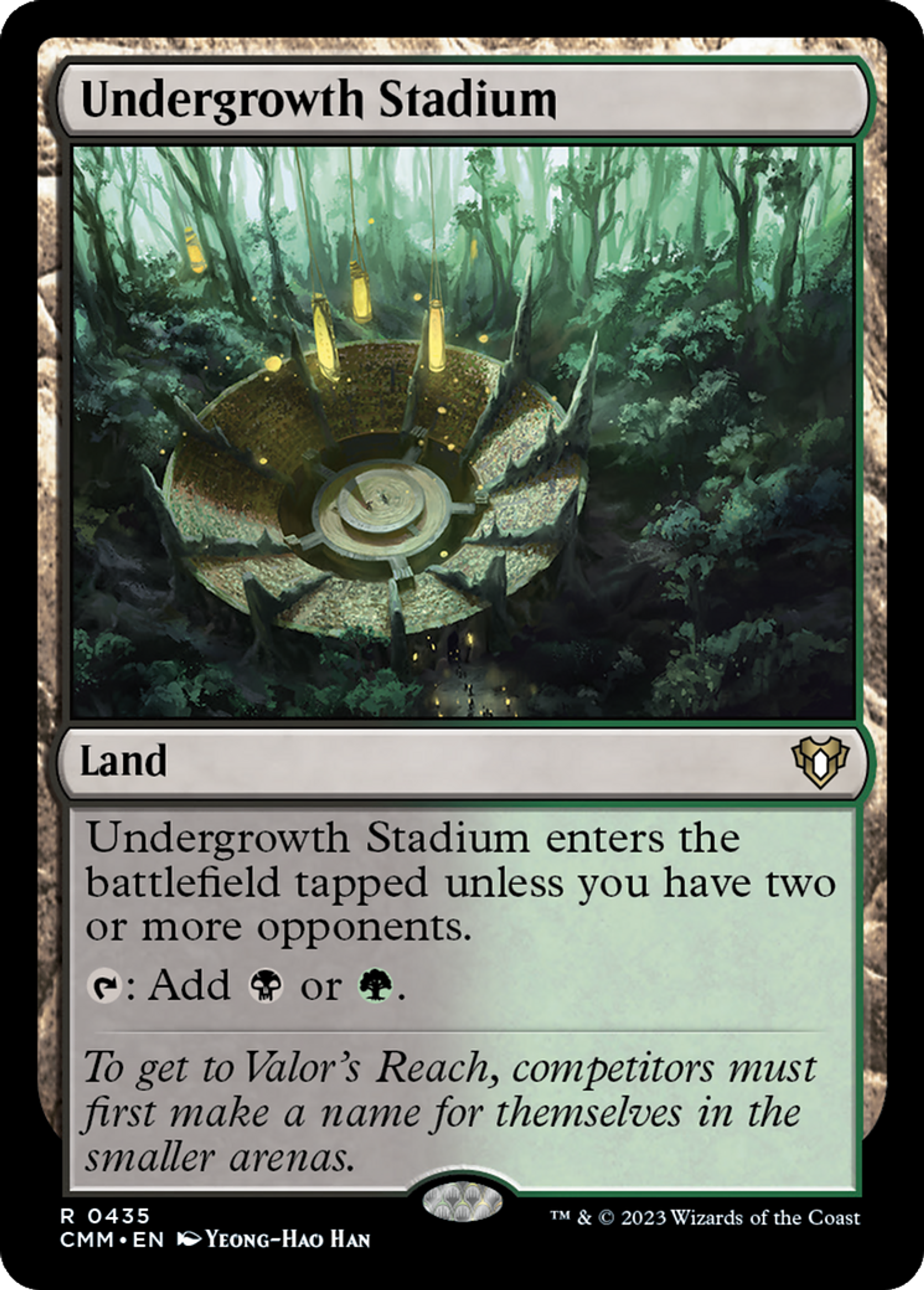 Undergrowth Stadium — Commander Masters — Magic: The Gathering