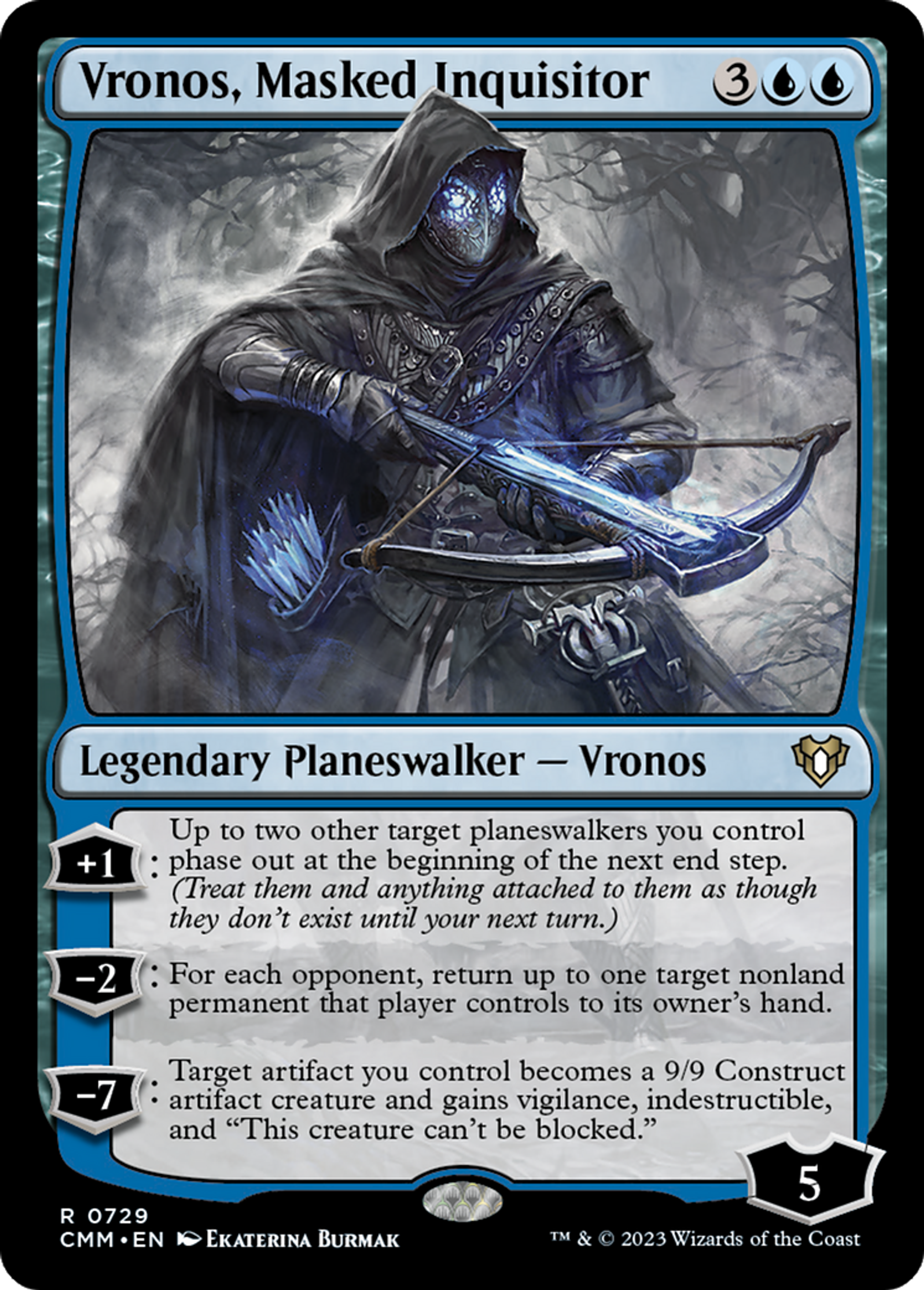 Vronos, Masked Inquisitor — Commander Masters — Magic: The Gathering