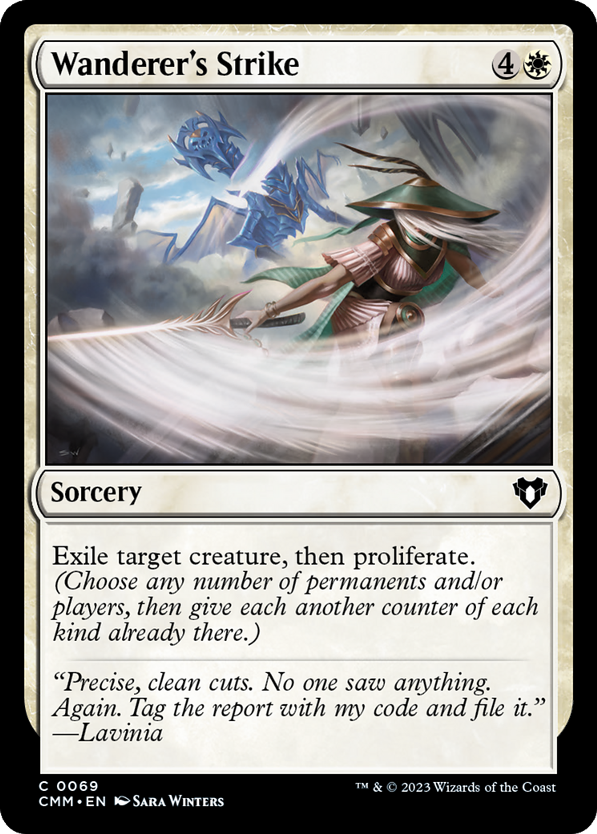 Frappe de la Vagabonde — Commander Masters — Magic: The Gathering