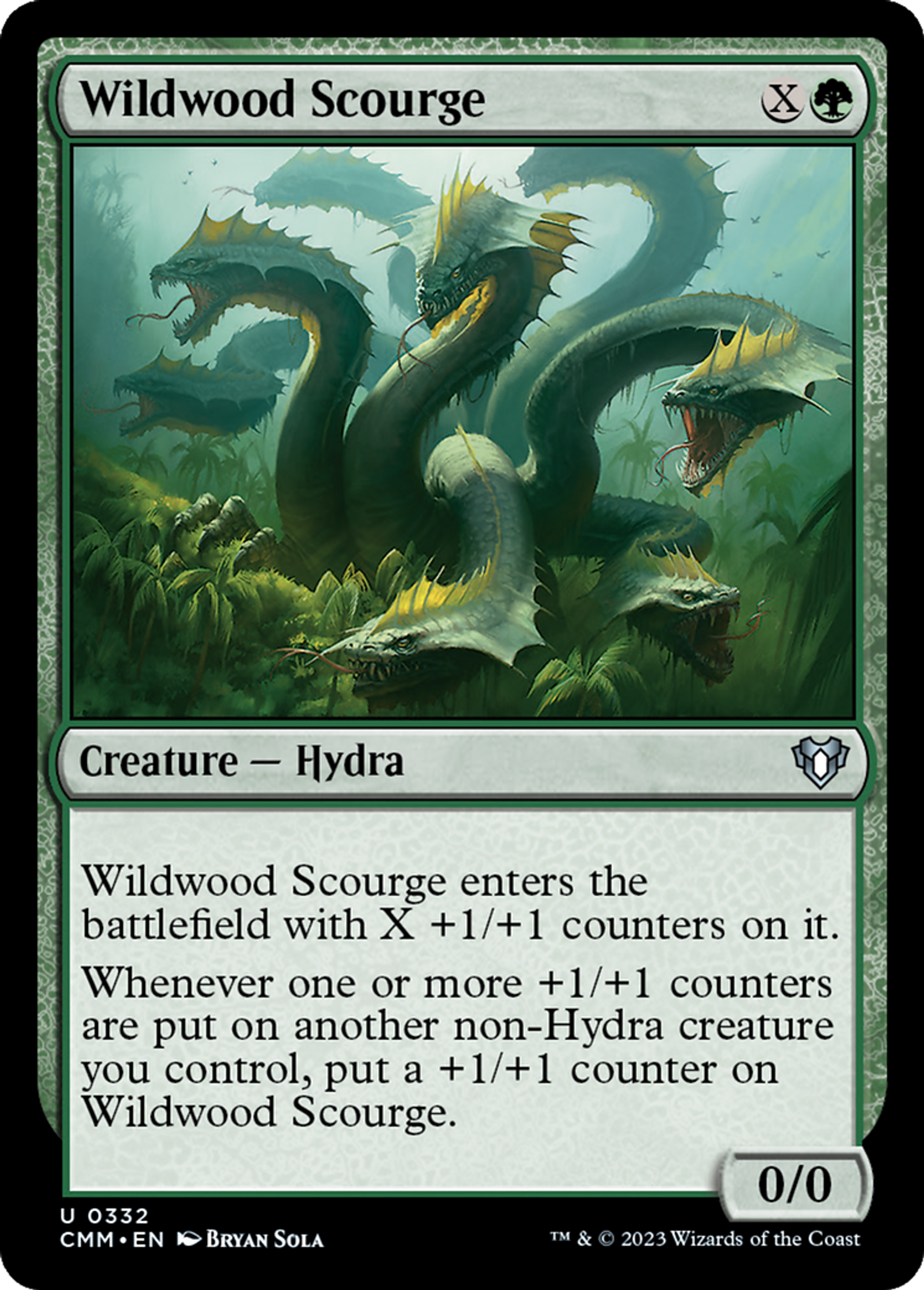 Wildwood Scourge — Commander Masters — Magic: The Gathering
