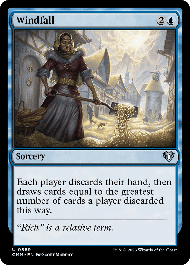 Windfall — Commander Masters — Magic: The Gathering