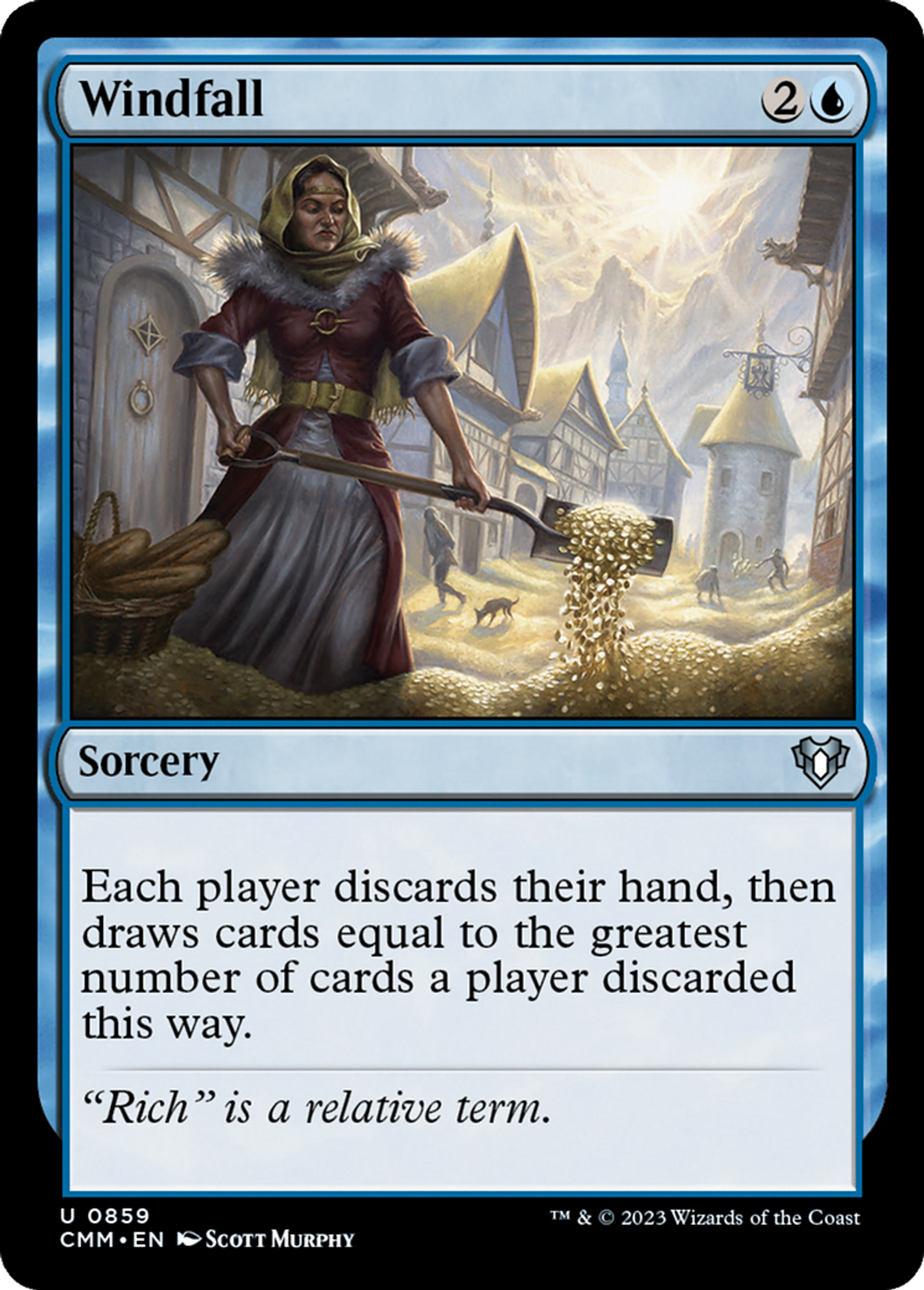 Windfall — Commander Masters — Magic: The Gathering