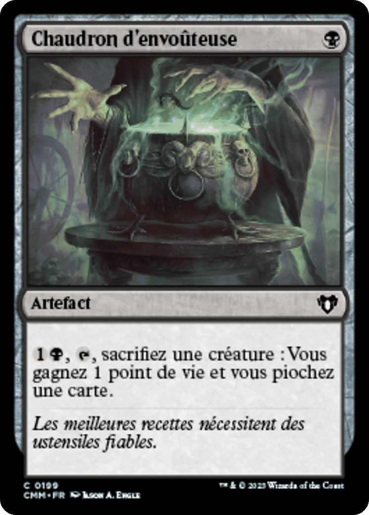 Chaudron d'envoûteuse — Commander Masters — Magic: The Gathering