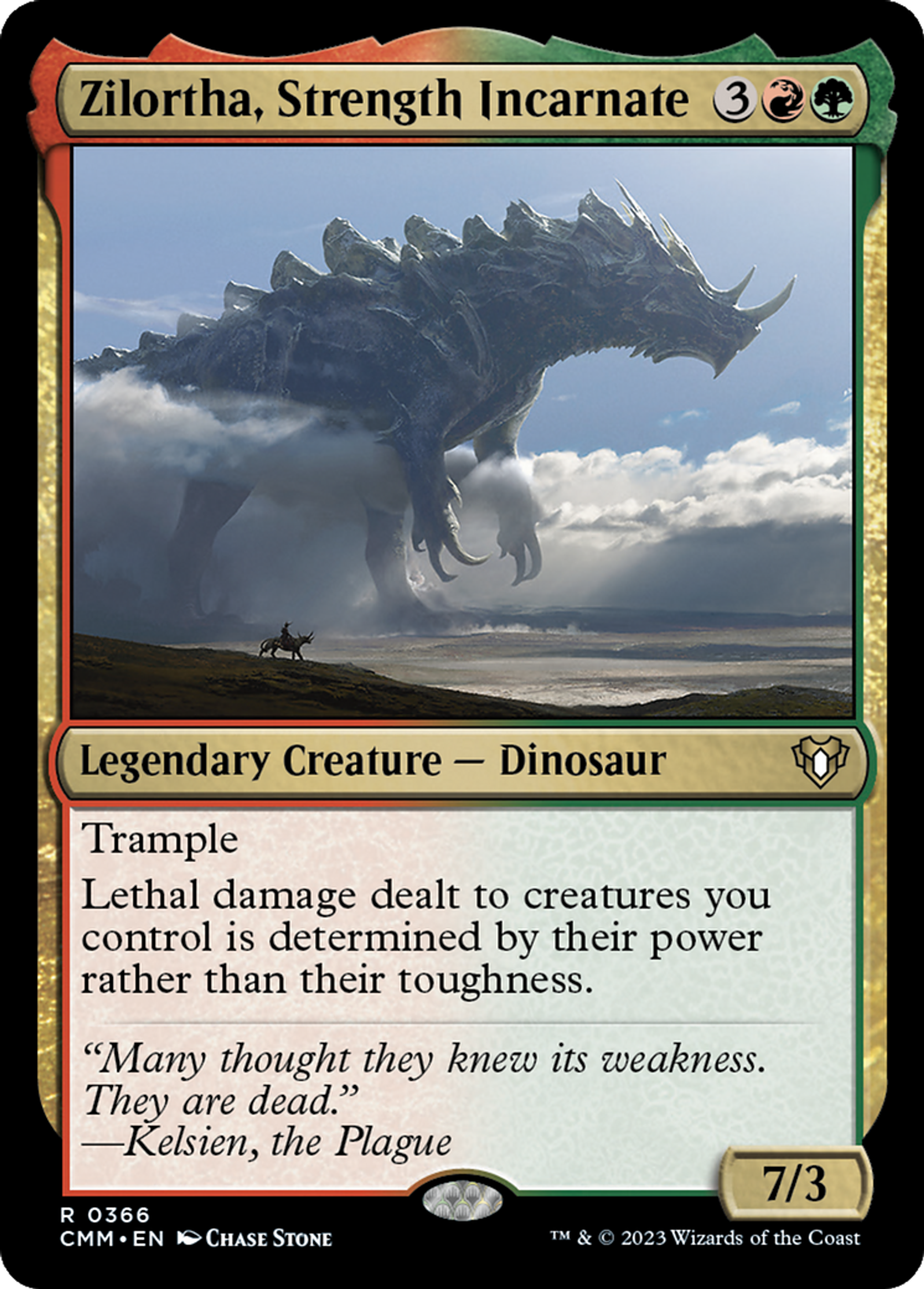 Zilortha, Strength Incarnate — Commander Masters — Magic: The Gathering