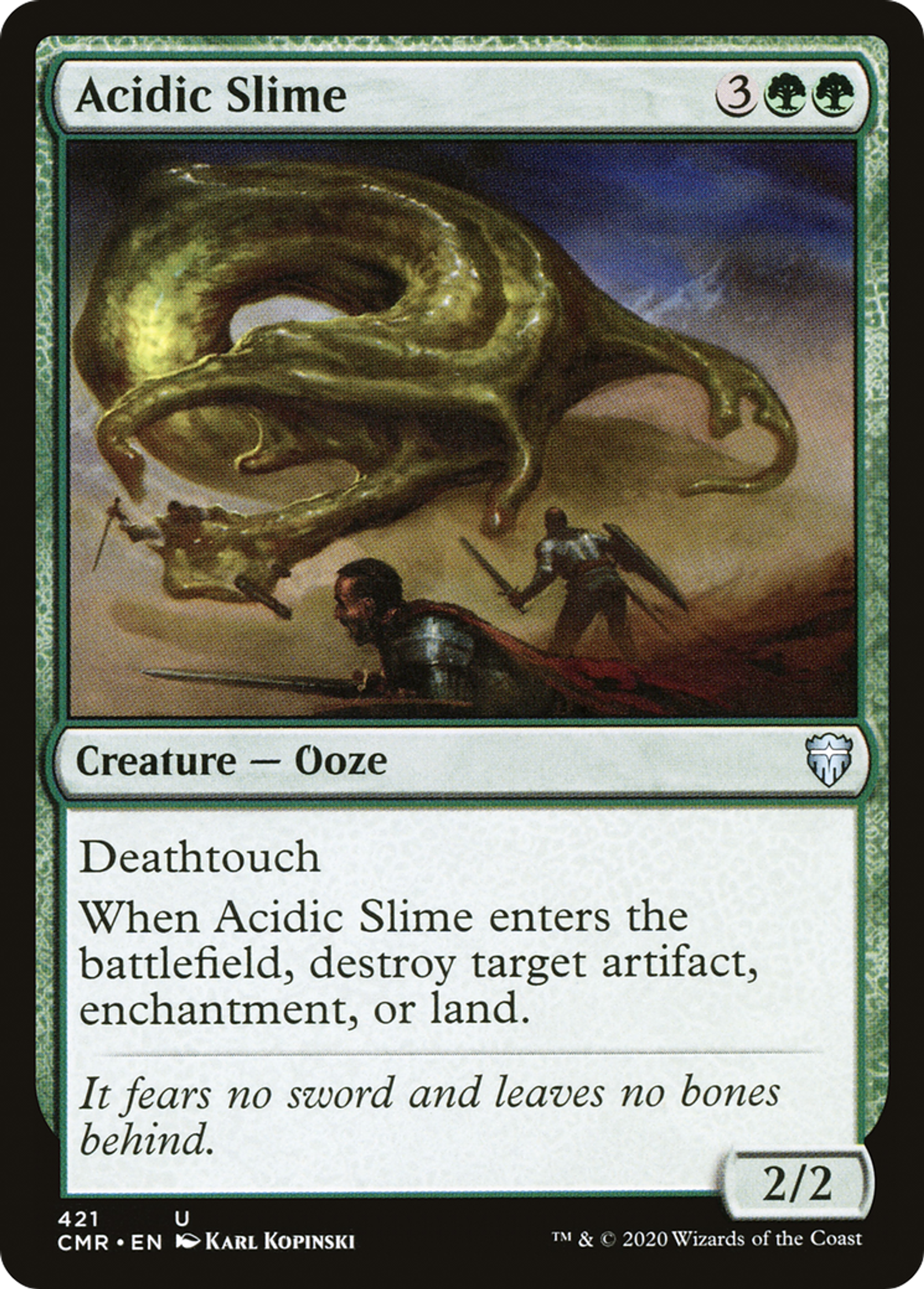 Acidic Slime — Commander Legends — Magic: The Gathering