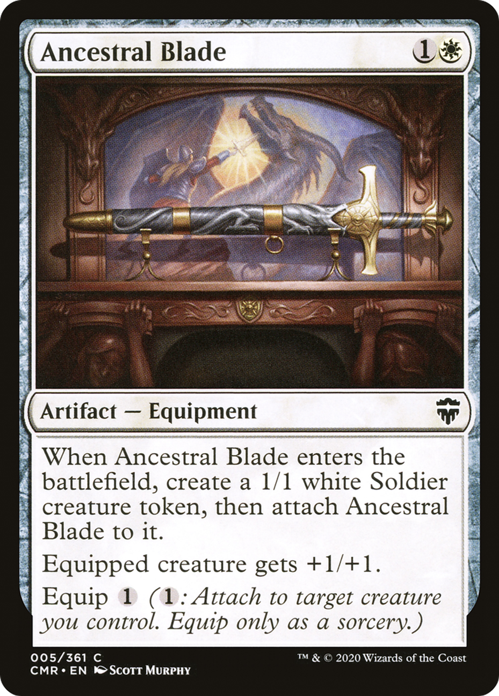 Ancestral Blade — Commander Legends — Magic: The Gathering