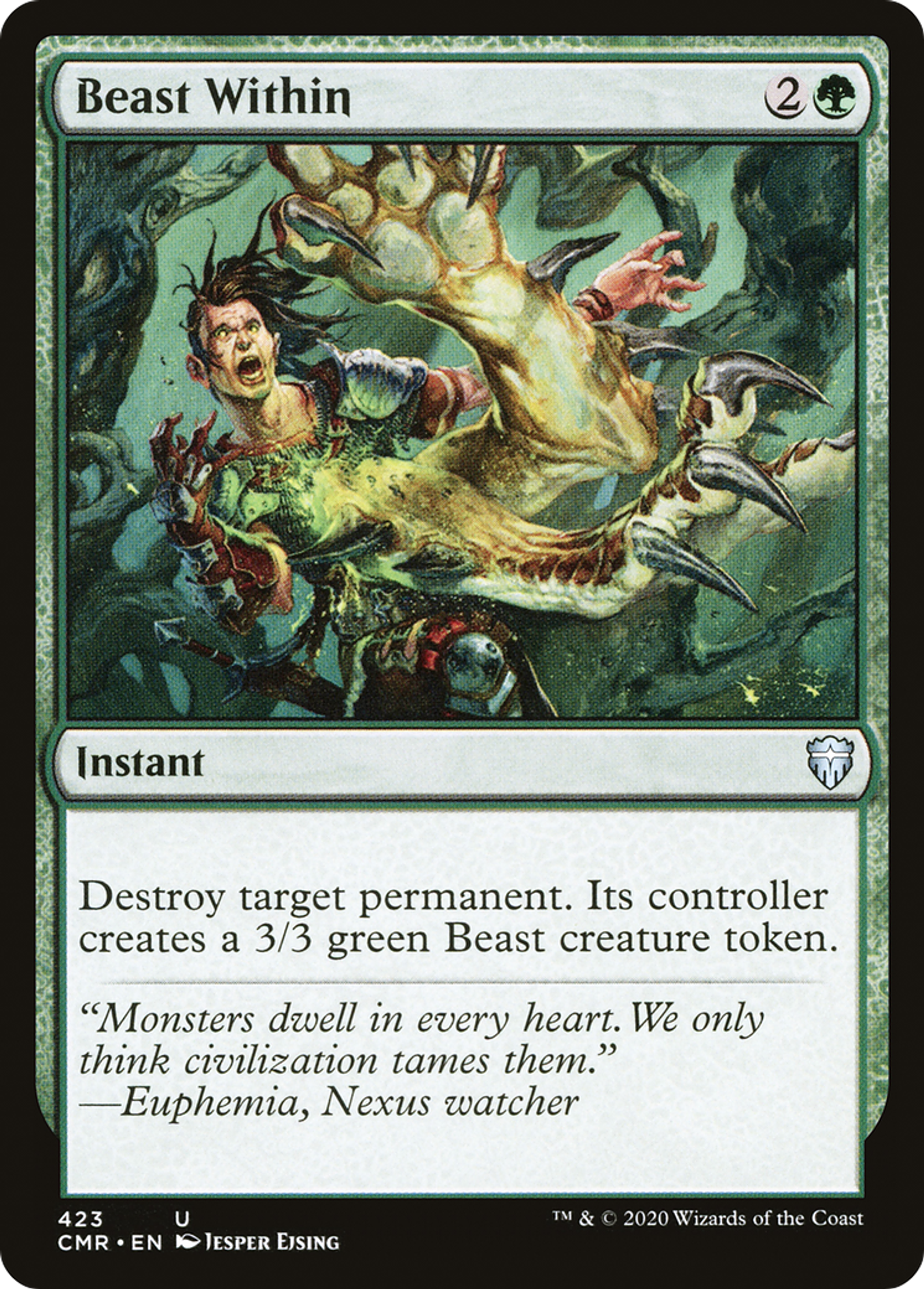 Beast Within — Commander Legends — Magic: The Gathering