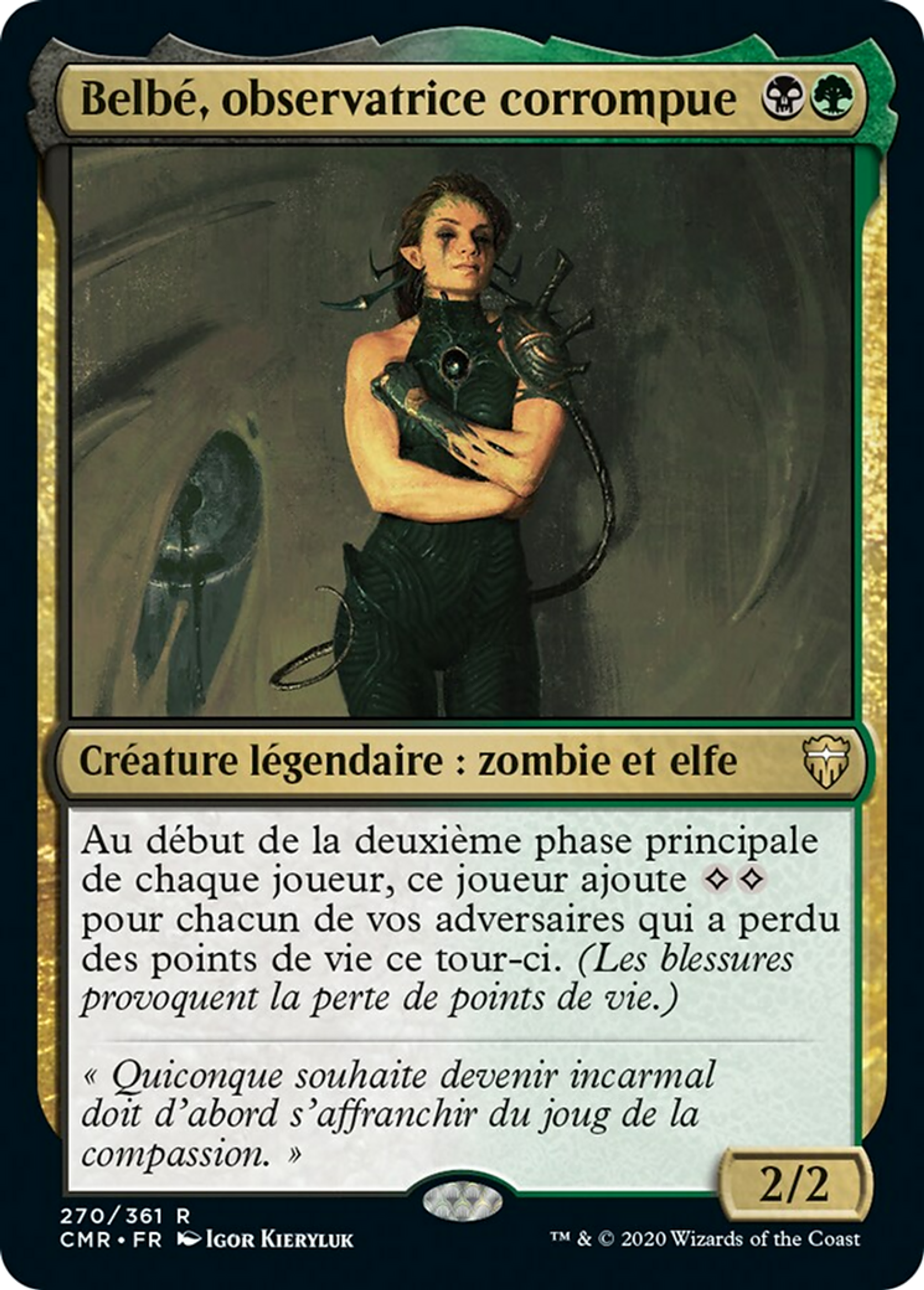 Belbé, observatrice corrompue — Commander Legends — Magic: The Gathering