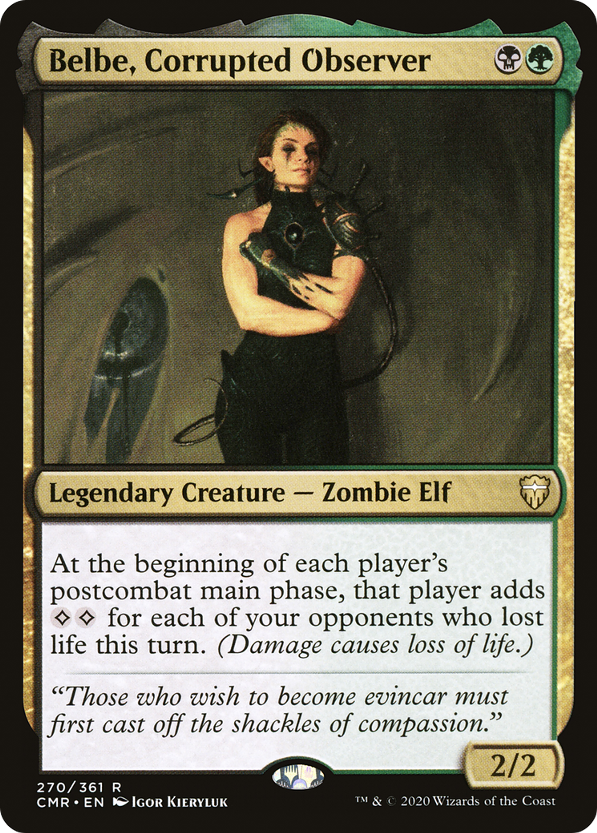 Belbé, observatrice corrompue — Commander Legends — Magic: The Gathering
