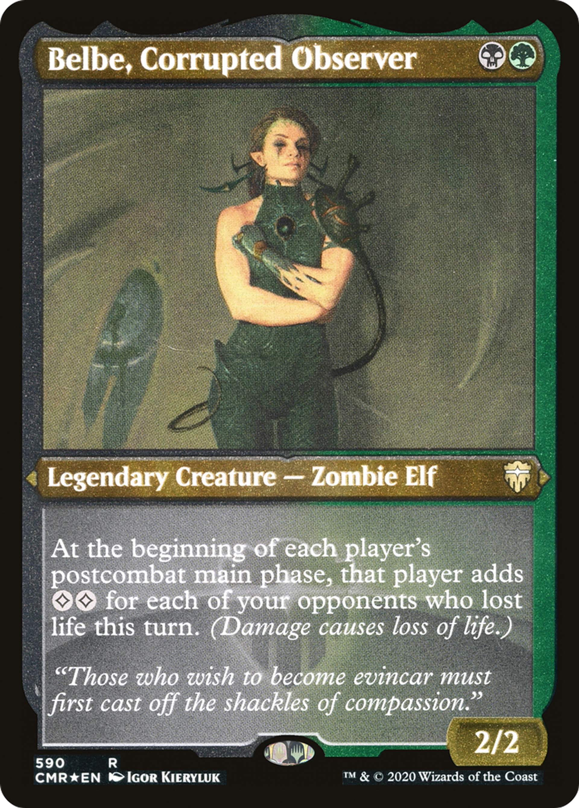 Belbé, observatrice corrompue — Commander Legends — Magic: The Gathering