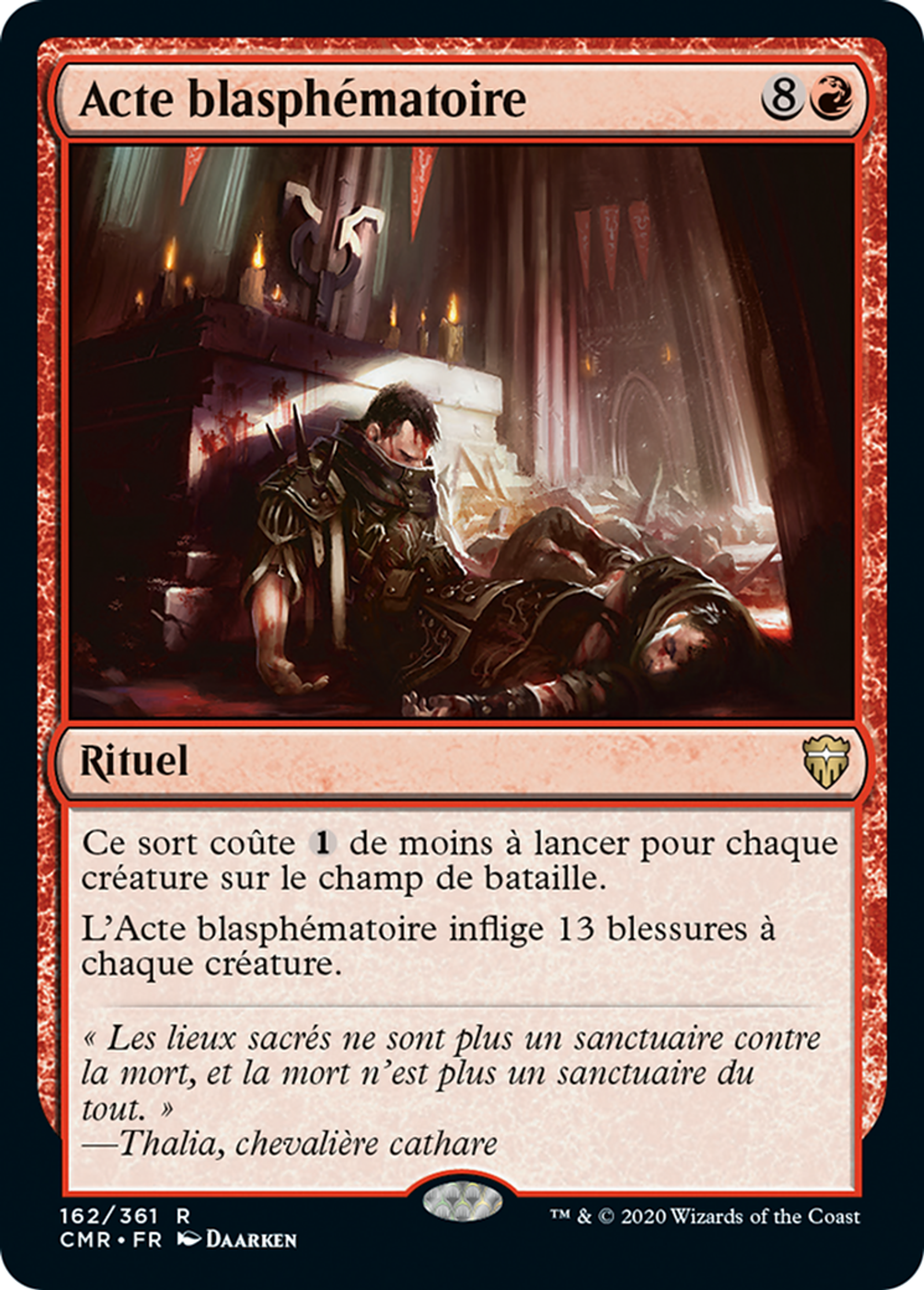 Acte blasphématoire — Commander Legends — Magic: The Gathering
