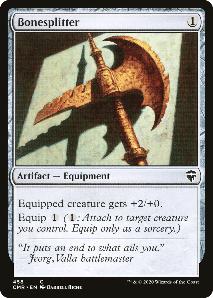 Bonesplitter — Commander Legends — Magic: The Gathering