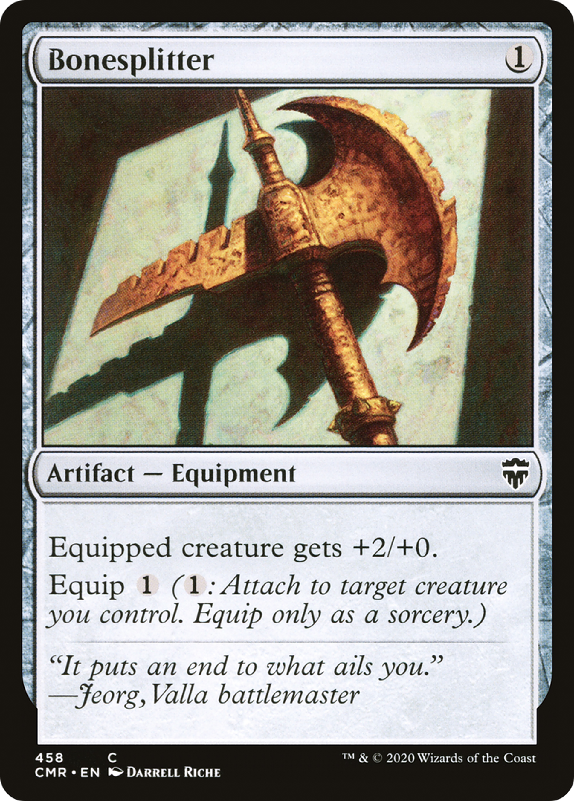 Bonesplitter — Commander Legends — Magic: The Gathering