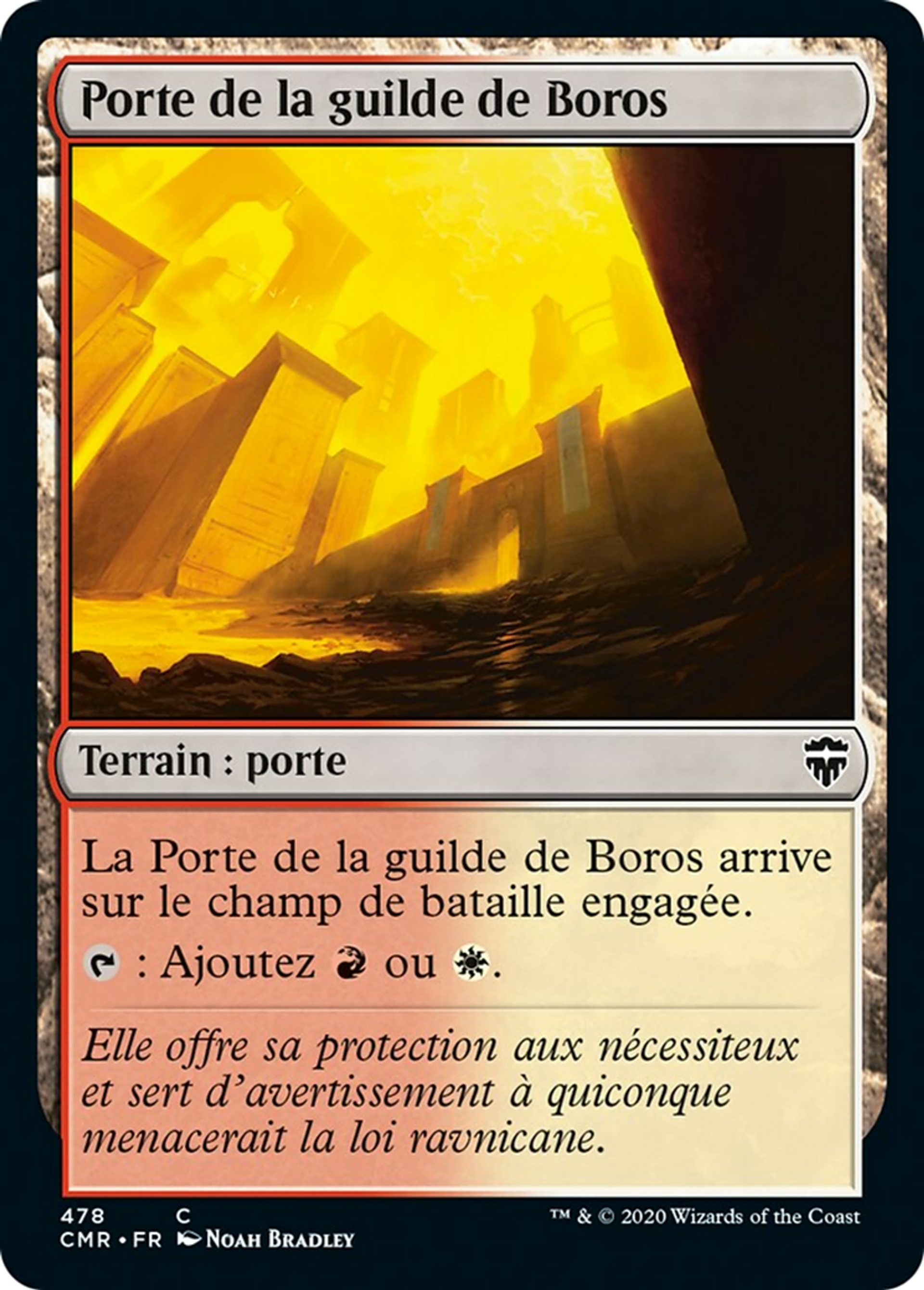 Porte de la guilde de Boros — Commander Legends — Magic: The Gathering