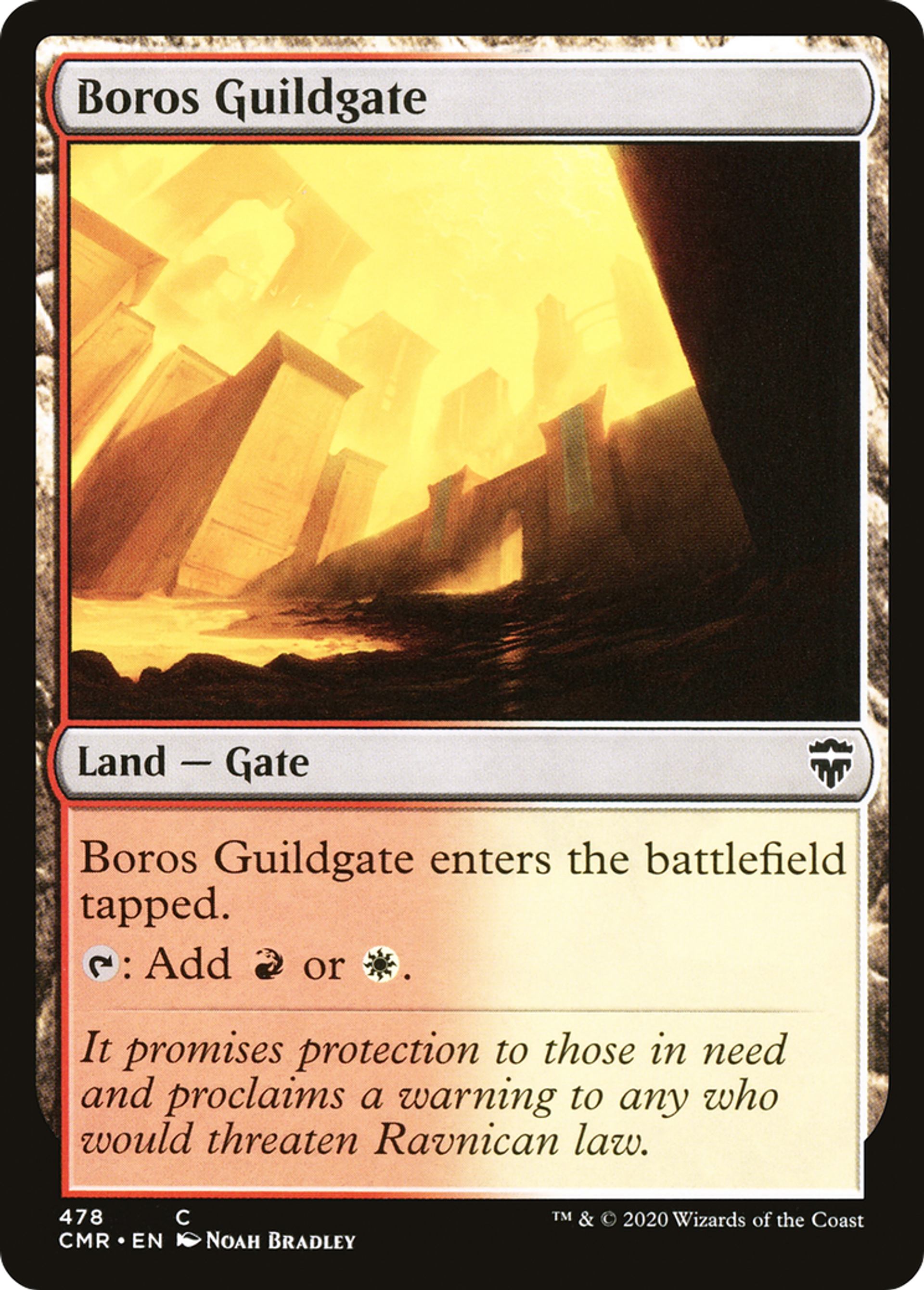 Boros Guildgate — Commander Legends — Magic: The Gathering