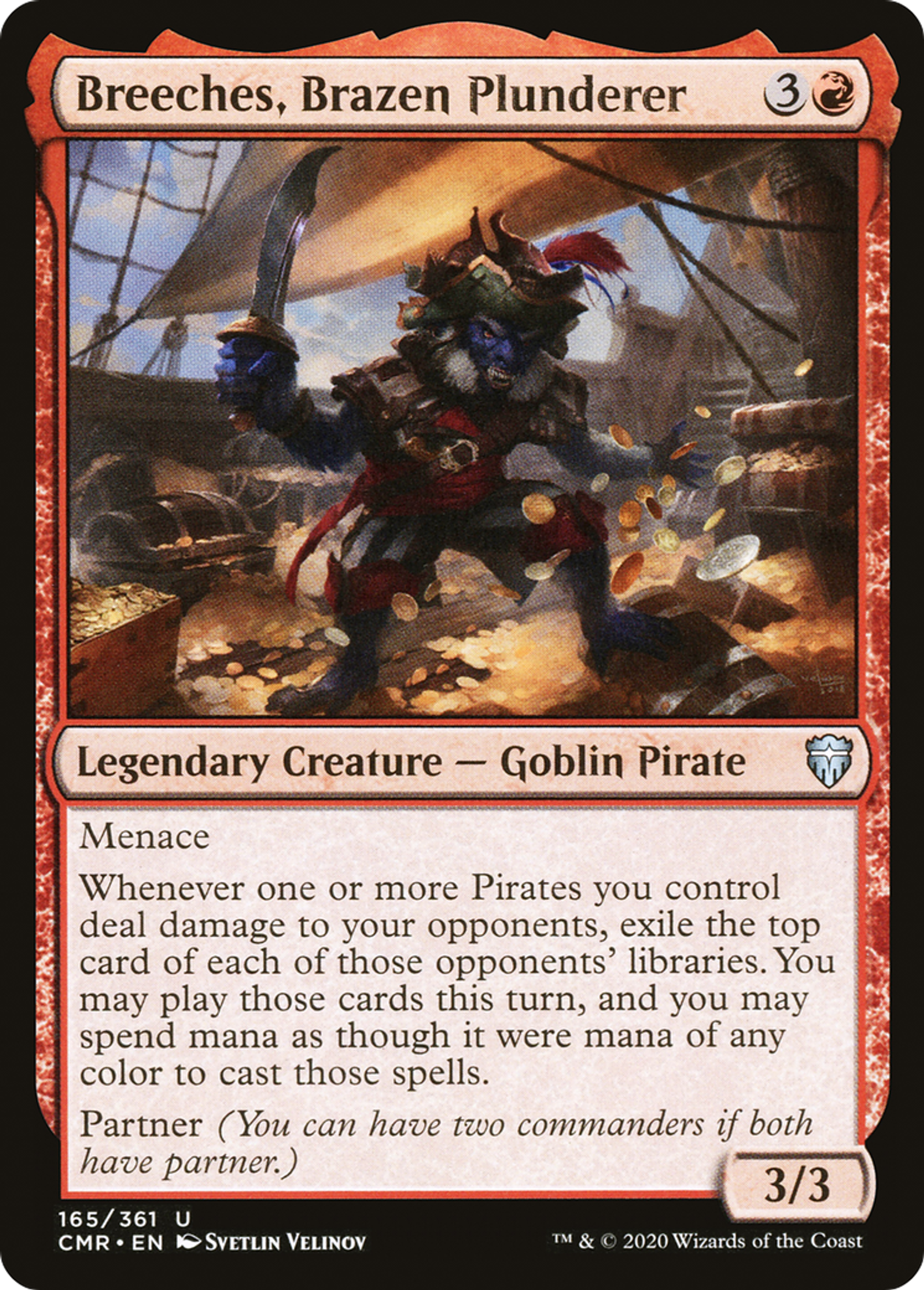 Breeches, Brazen Plunderer — Commander Legends — Magic: The Gathering