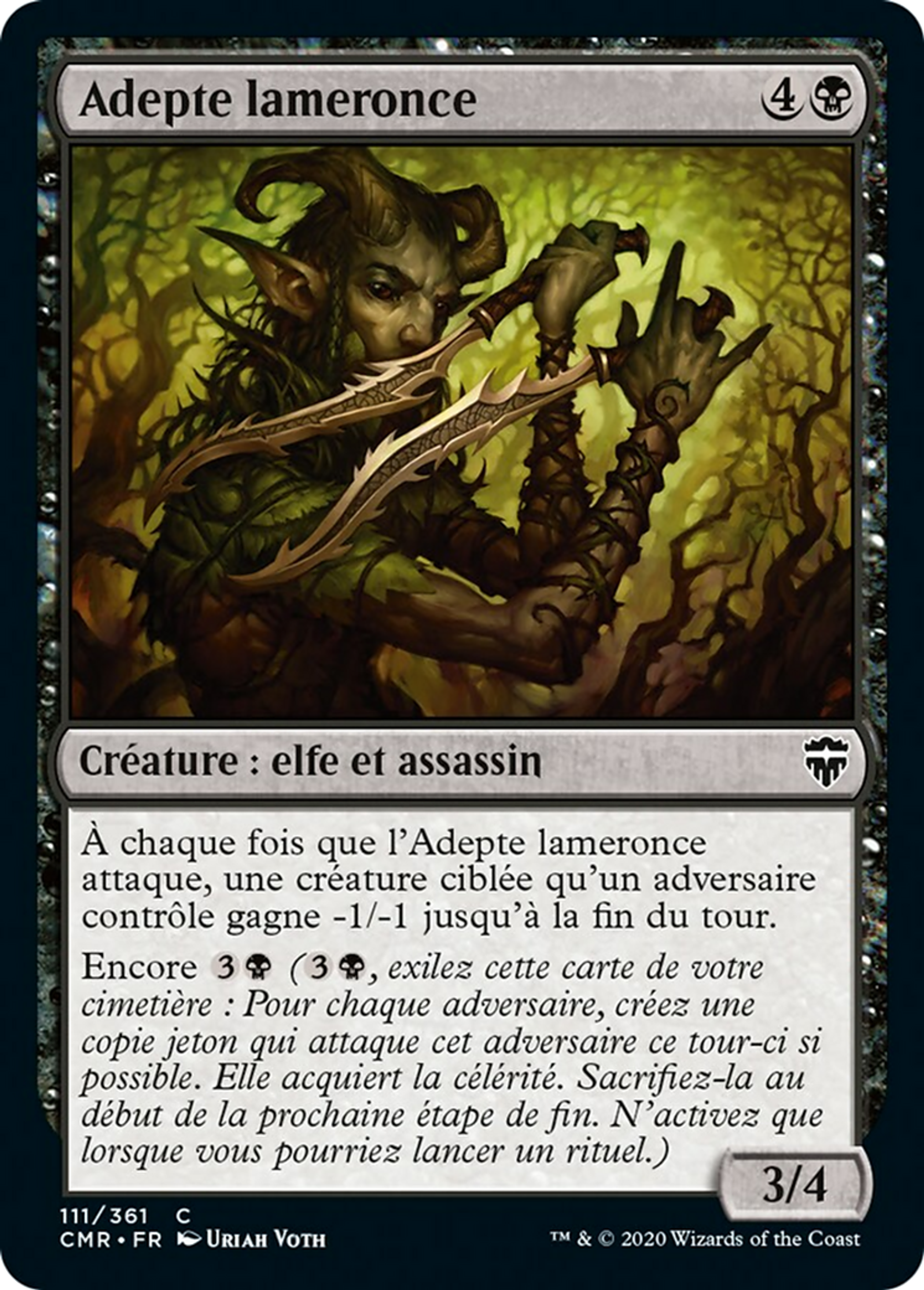 Adepte lameronce — Commander Legends — Magic: The Gathering
