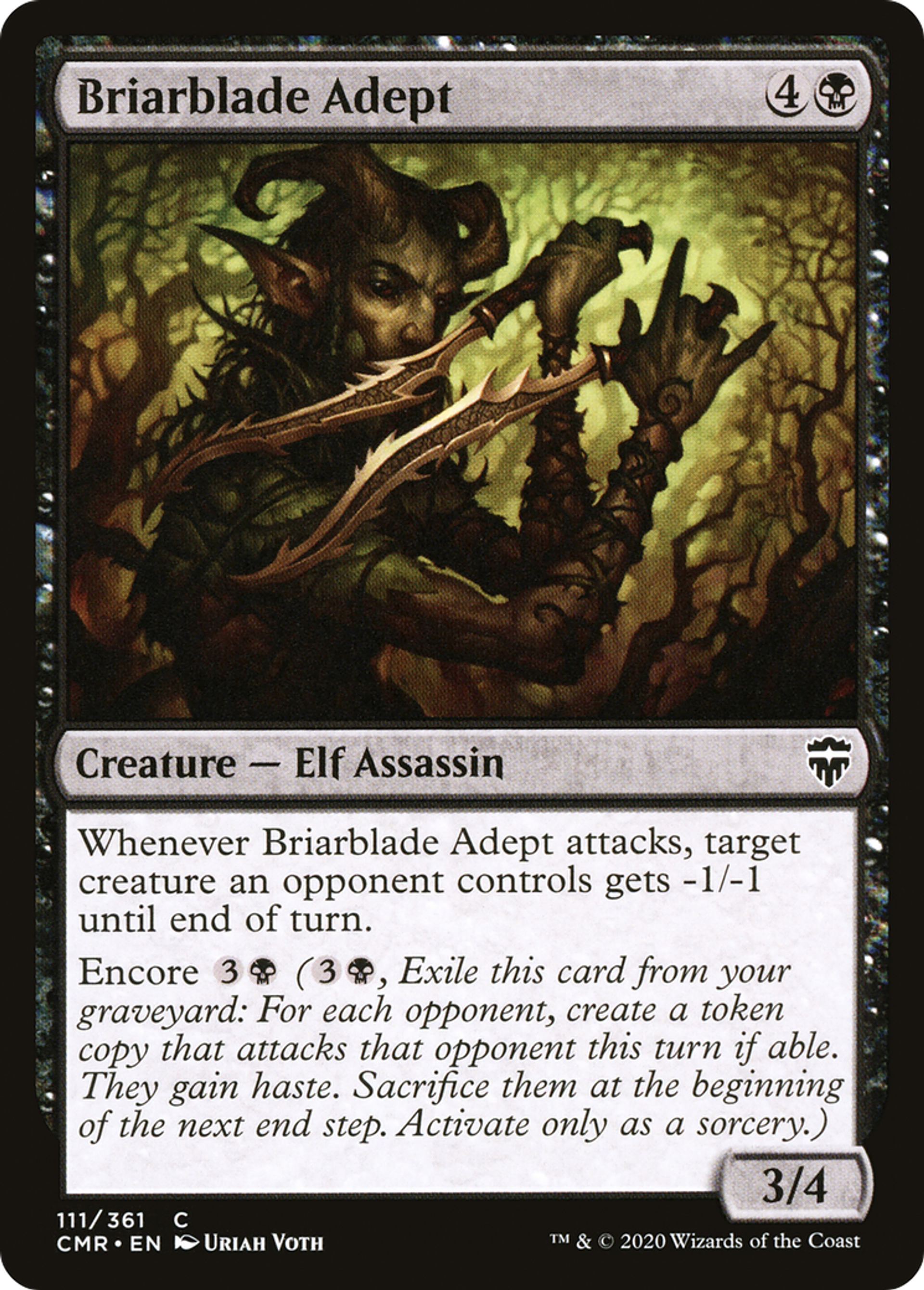 Briarblade Adept — Commander Legends — Magic: The Gathering