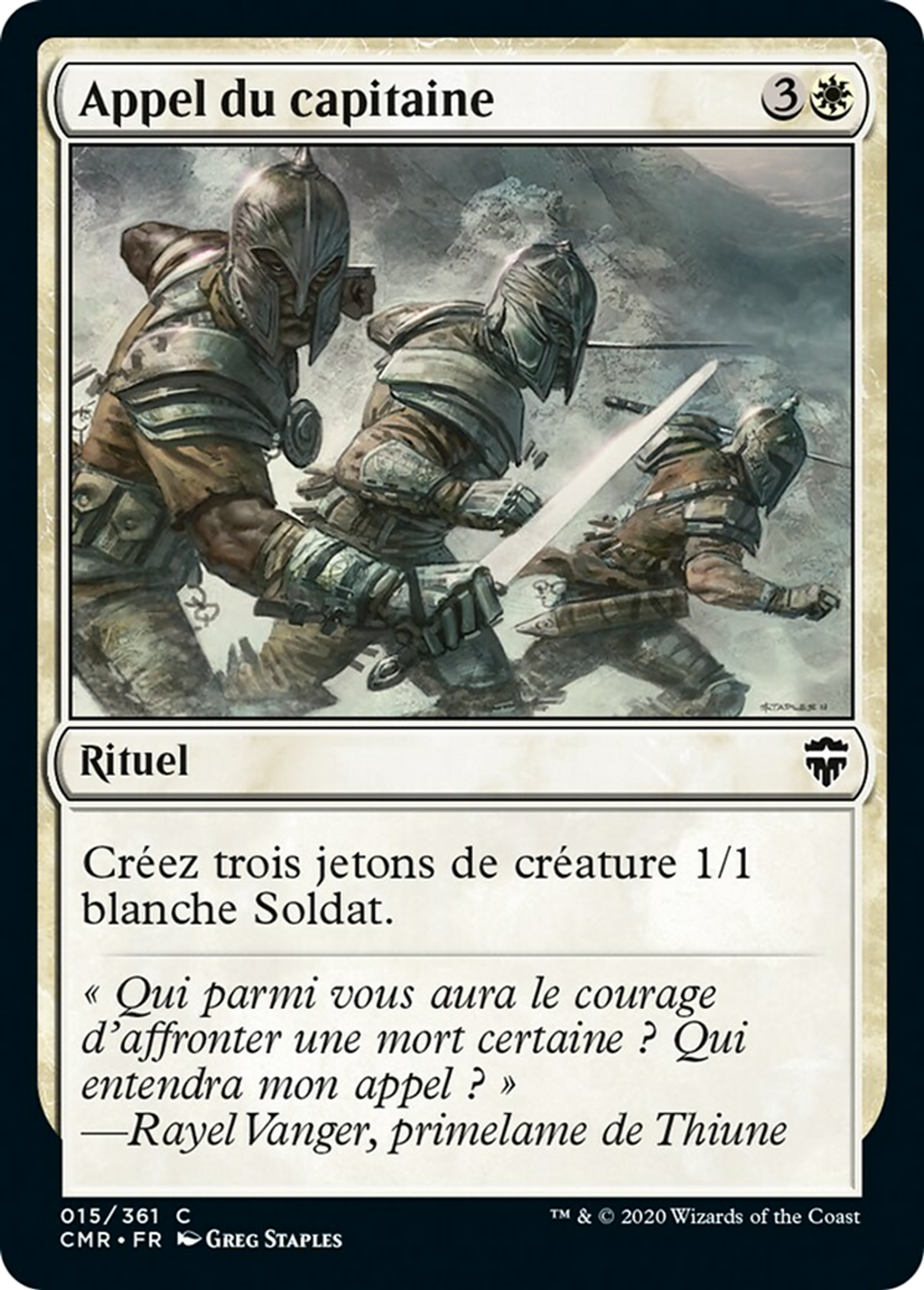 Appel du capitaine — Commander Legends — Magic: The Gathering