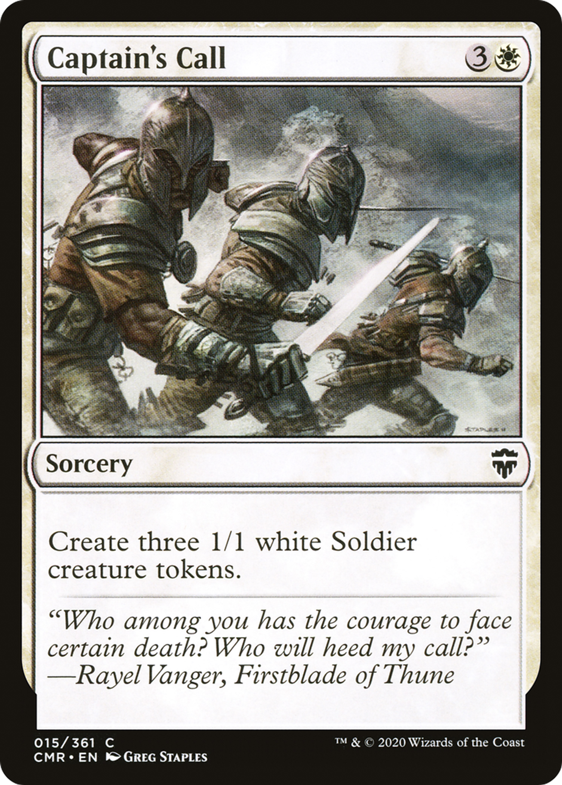 Appel du capitaine — Commander Legends — Magic: The Gathering