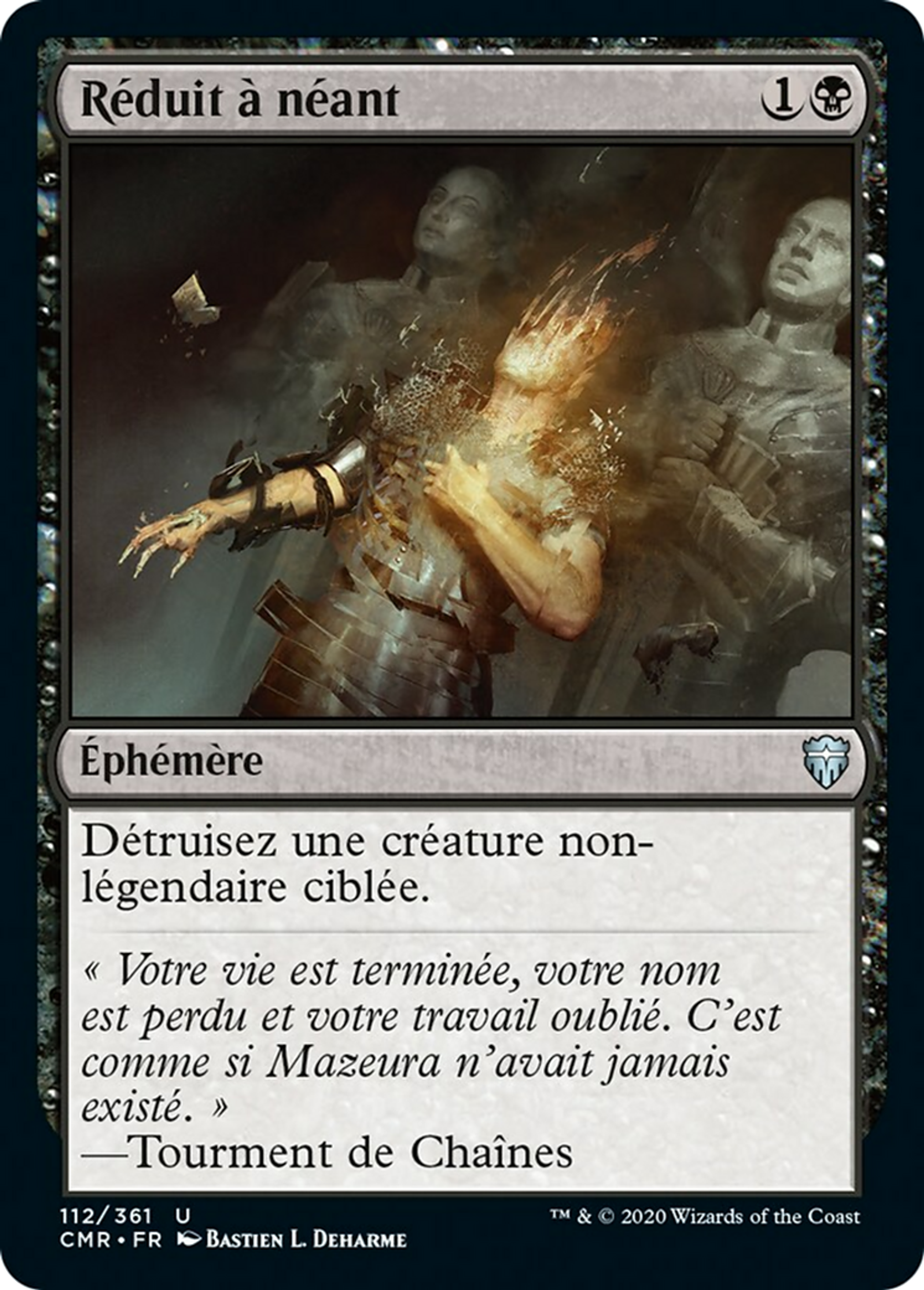 Réduit à néant — Commander Legends — Magic: The Gathering