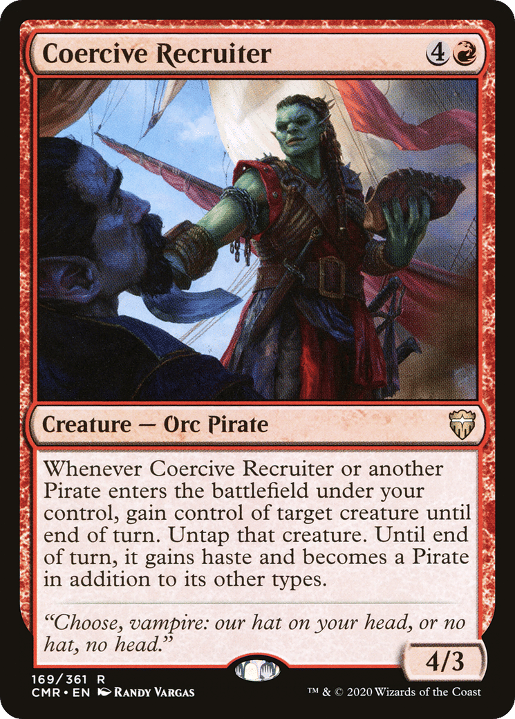 Coercive Recruiter — Commander Legends — Magic: The Gathering