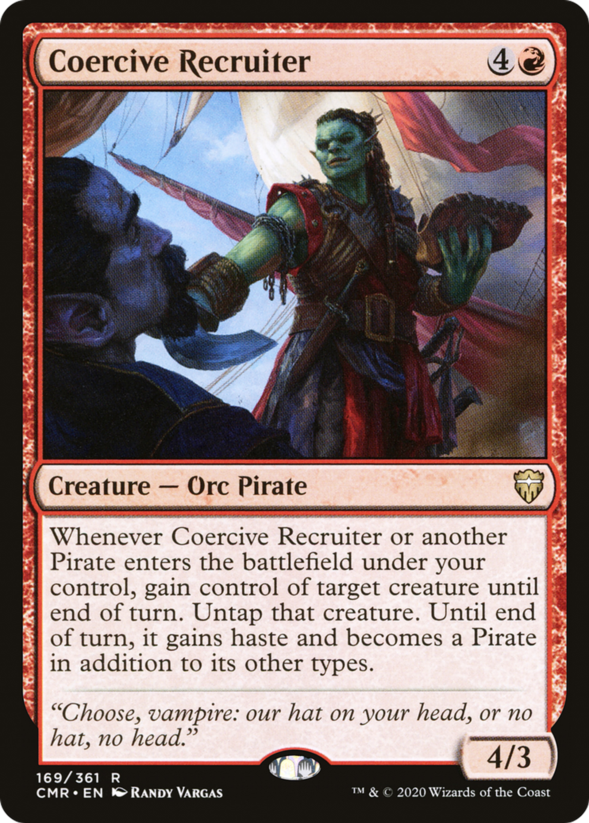 Coercive Recruiter — Commander Legends — Magic: The Gathering