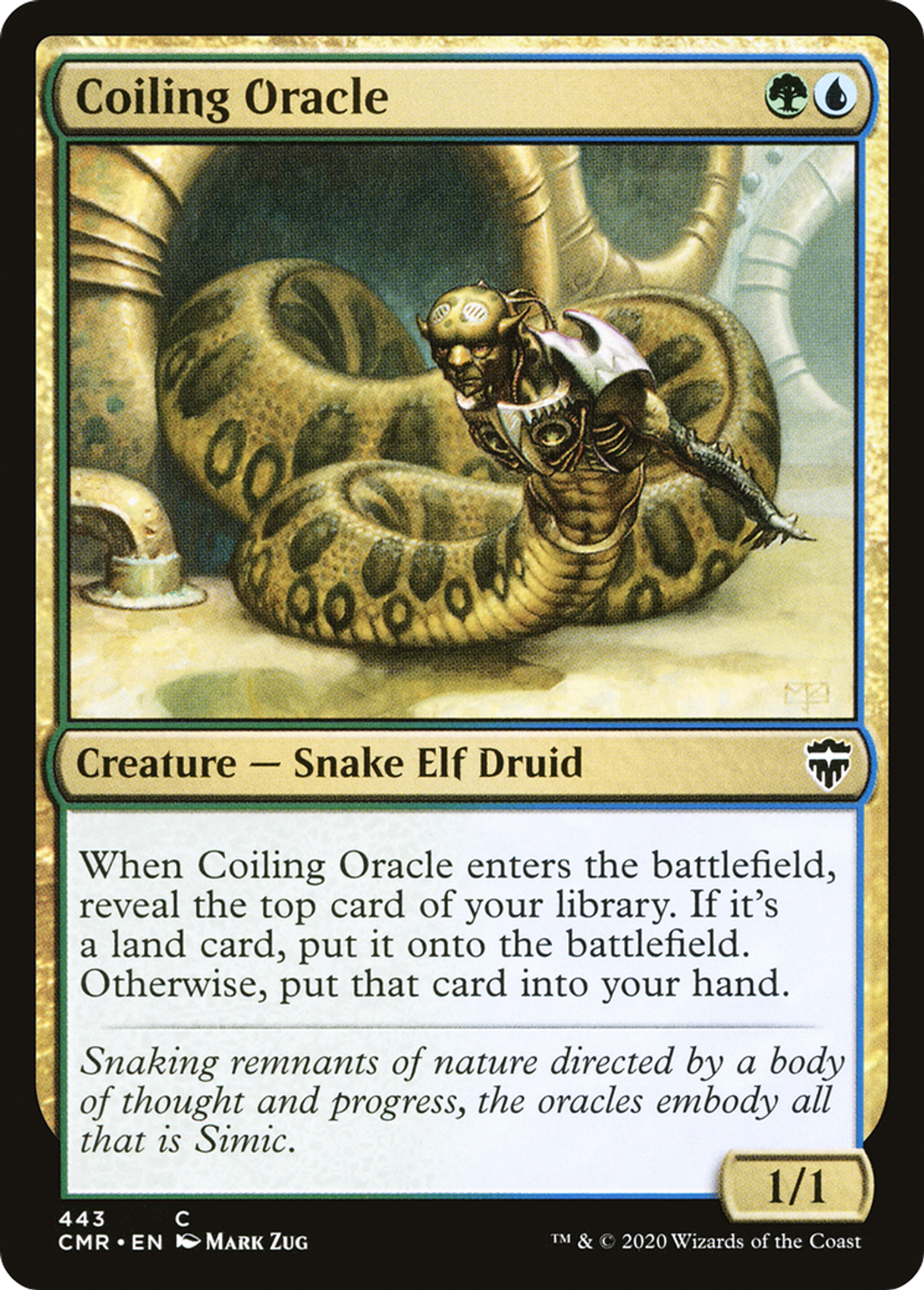 Coiling Oracle — Commander Legends — Magic: The Gathering